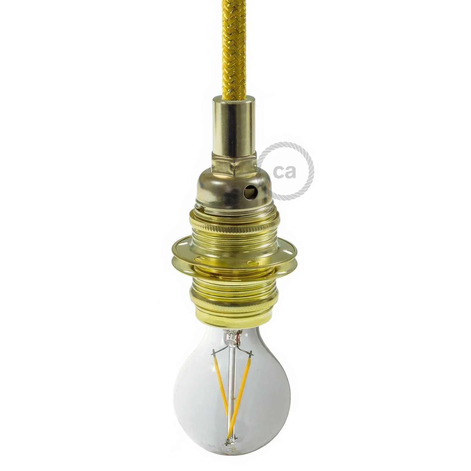 2XL Lampensockel-Set aus Holz E26 für Seilkabel – Weiß - Image 4