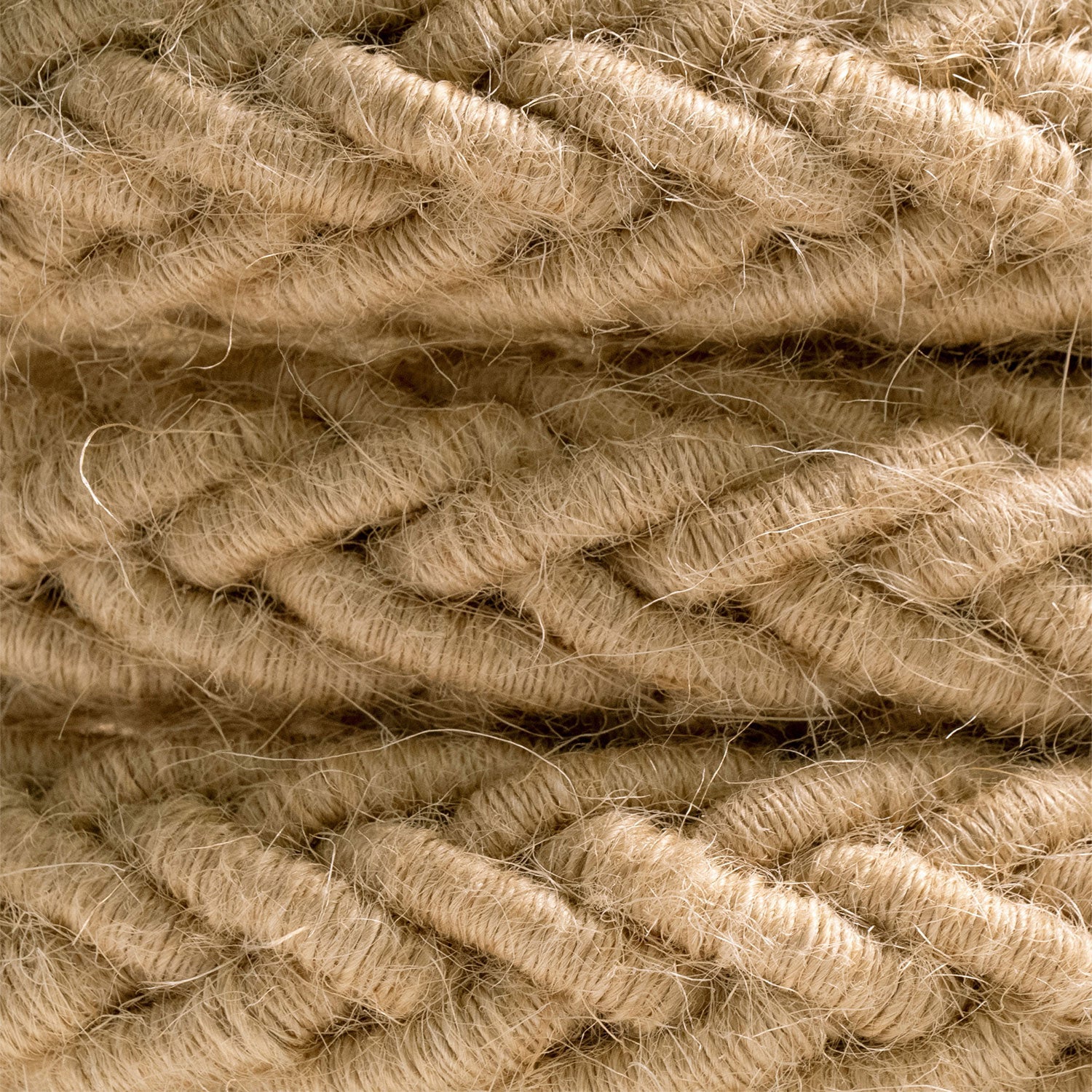 2XL-Jute-Geflechtseilkabel, 2x0,75 Elektrokabel. 24mm Durchmesser