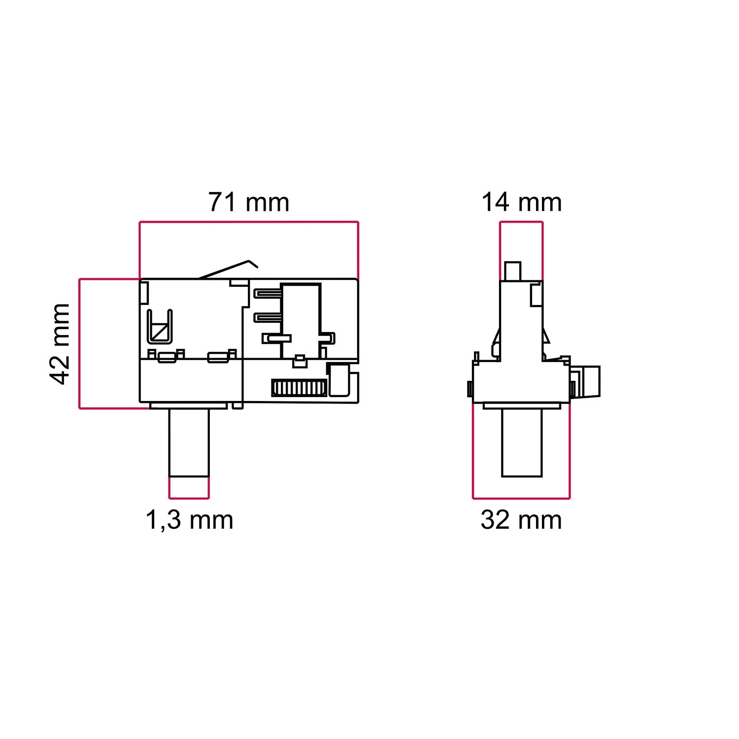 Powergear-Adapter Weiß für 3-Phasen-Schiene – für Pendelleuchte - Image 4