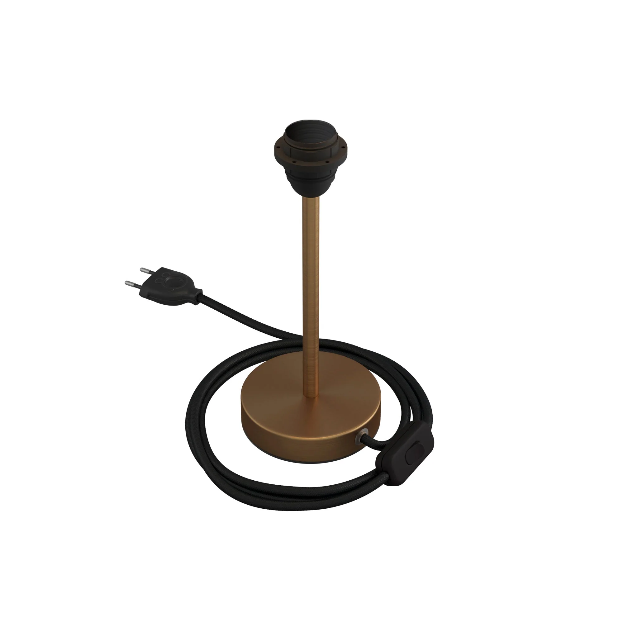 Lampenerhöhung für Lampenschirm – Tischlampe aus Metall – Matt-Bronze - Image 7