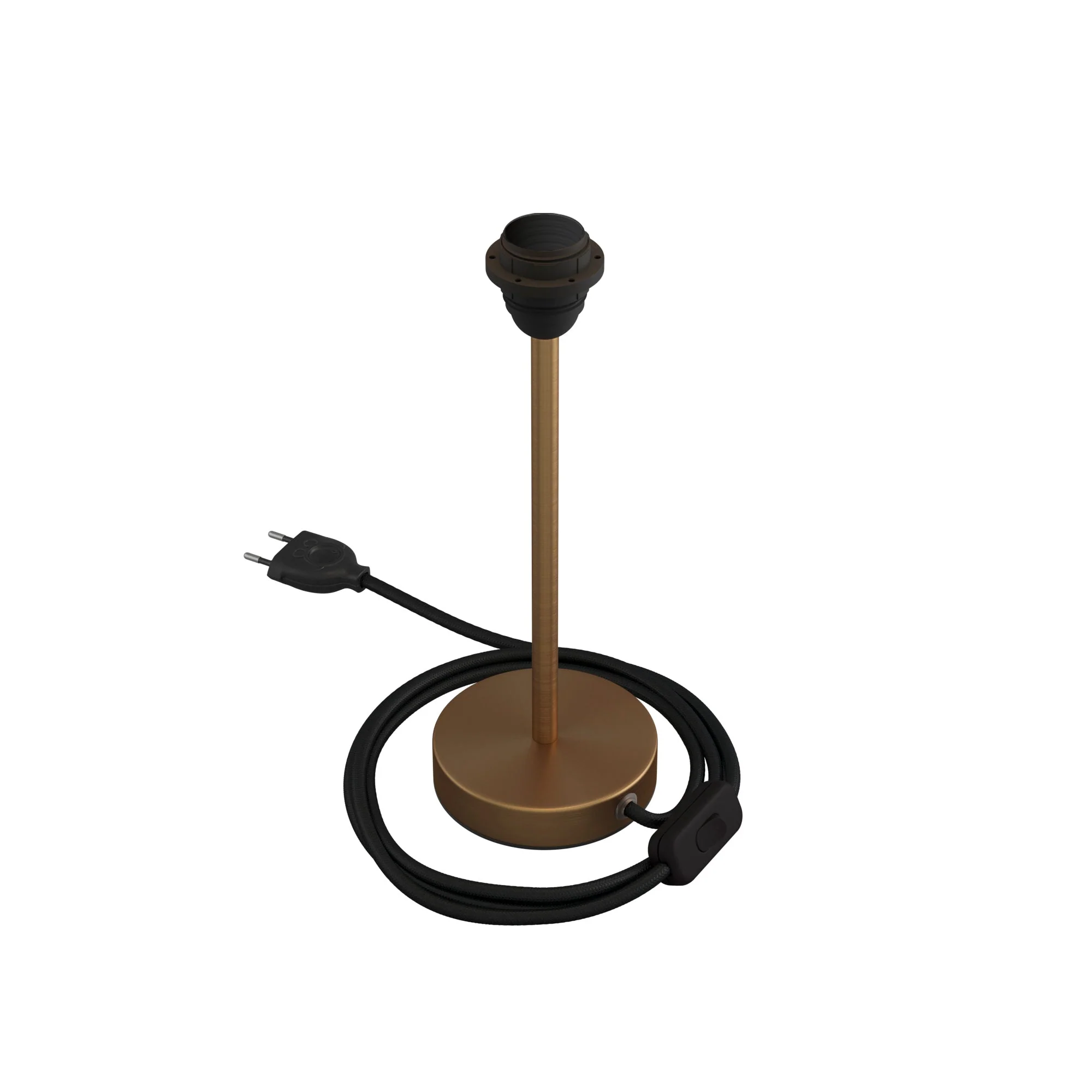 Lampenerhöhung für Lampenschirm – Tischlampe aus Metall – Matt-Bronze - Image 8