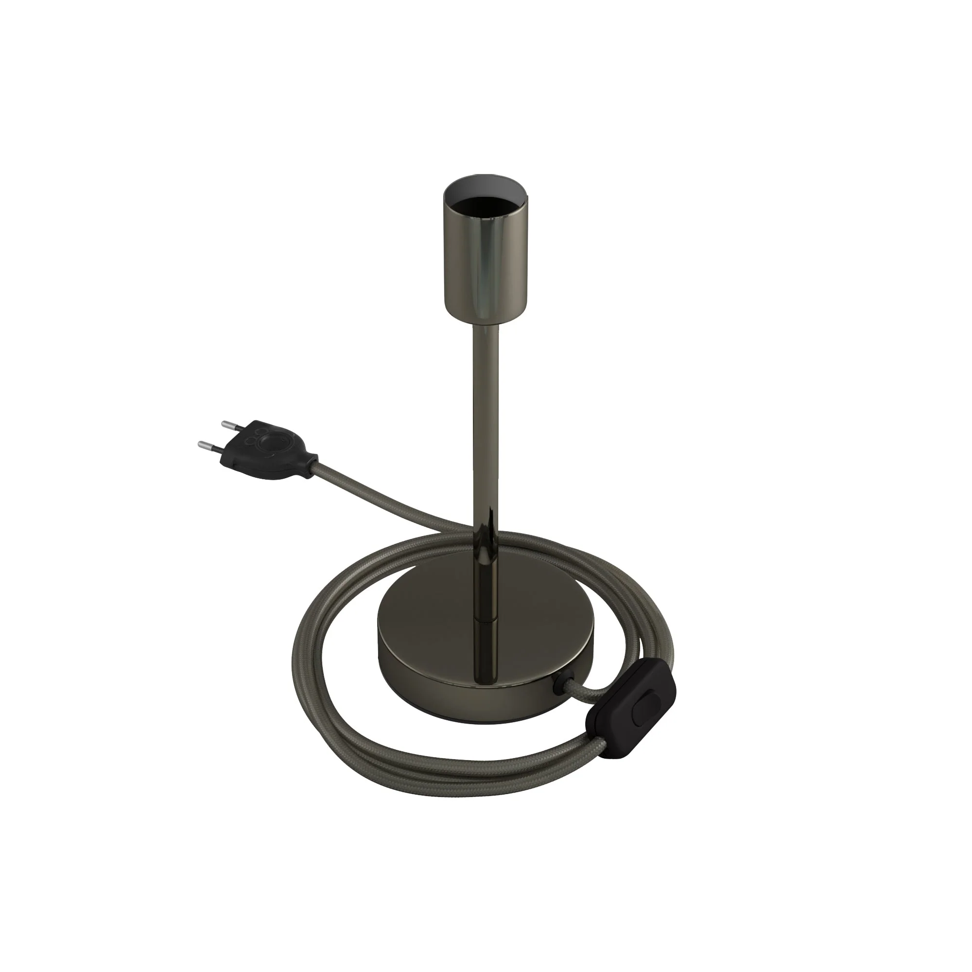 Alzaluce – Tischleuchte aus Metall – Perlenschwarz - Image 7