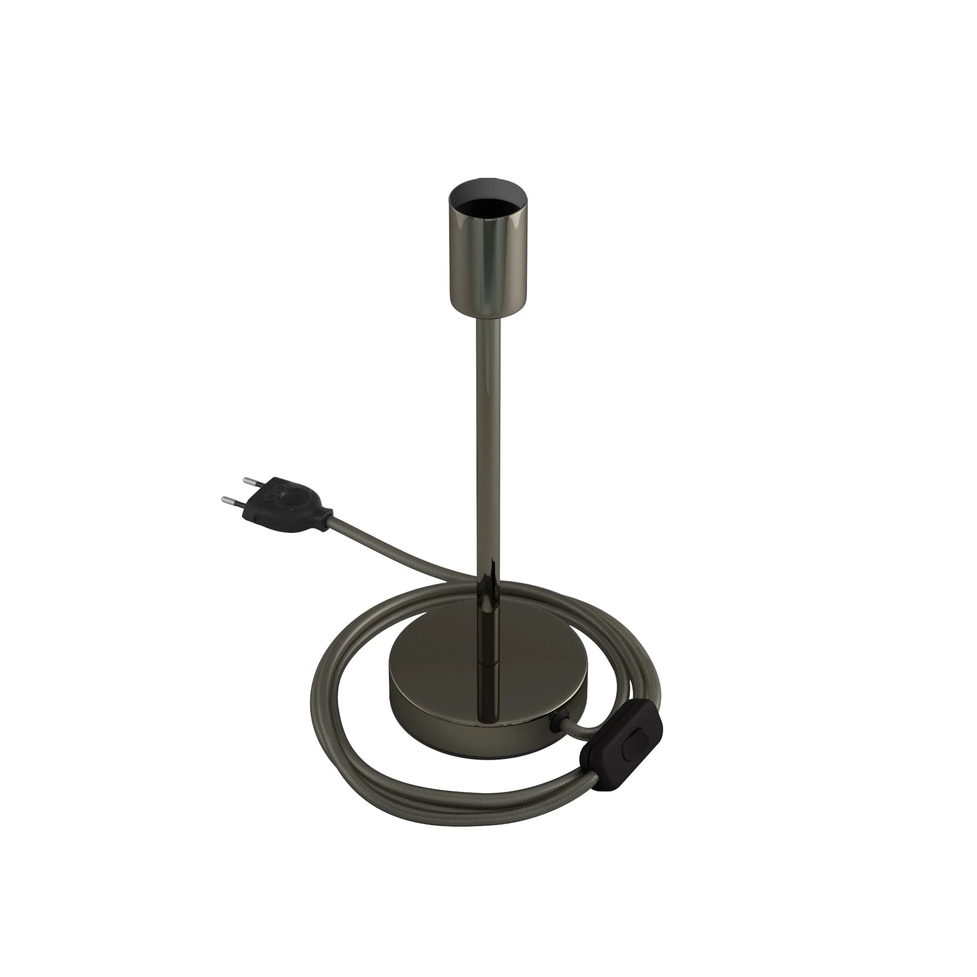 Alzaluce – Tischleuchte aus Metall – Perlenschwarz - Image 8