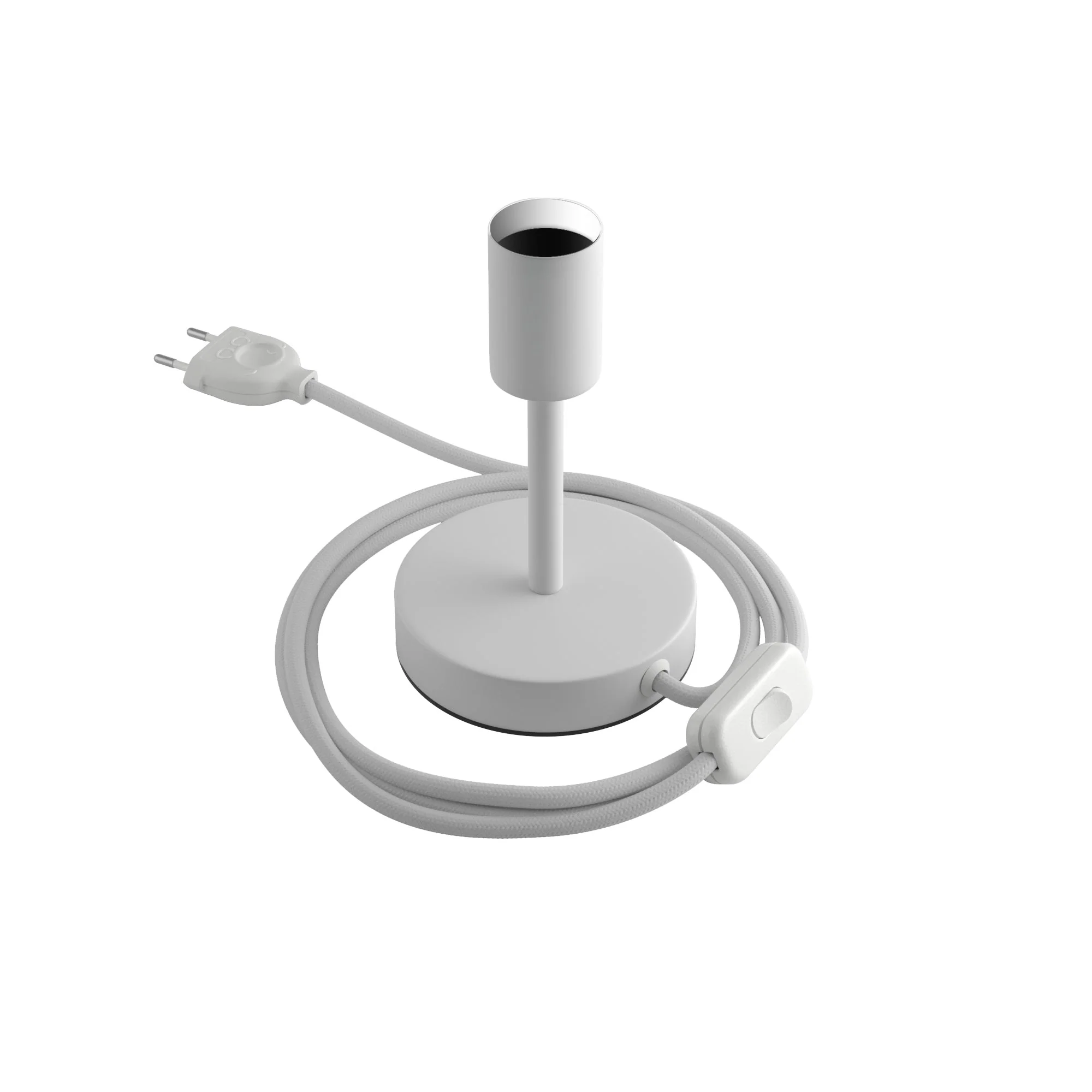 Alzaluce – Tischlampe aus Metall – Mattweiß - Image 5