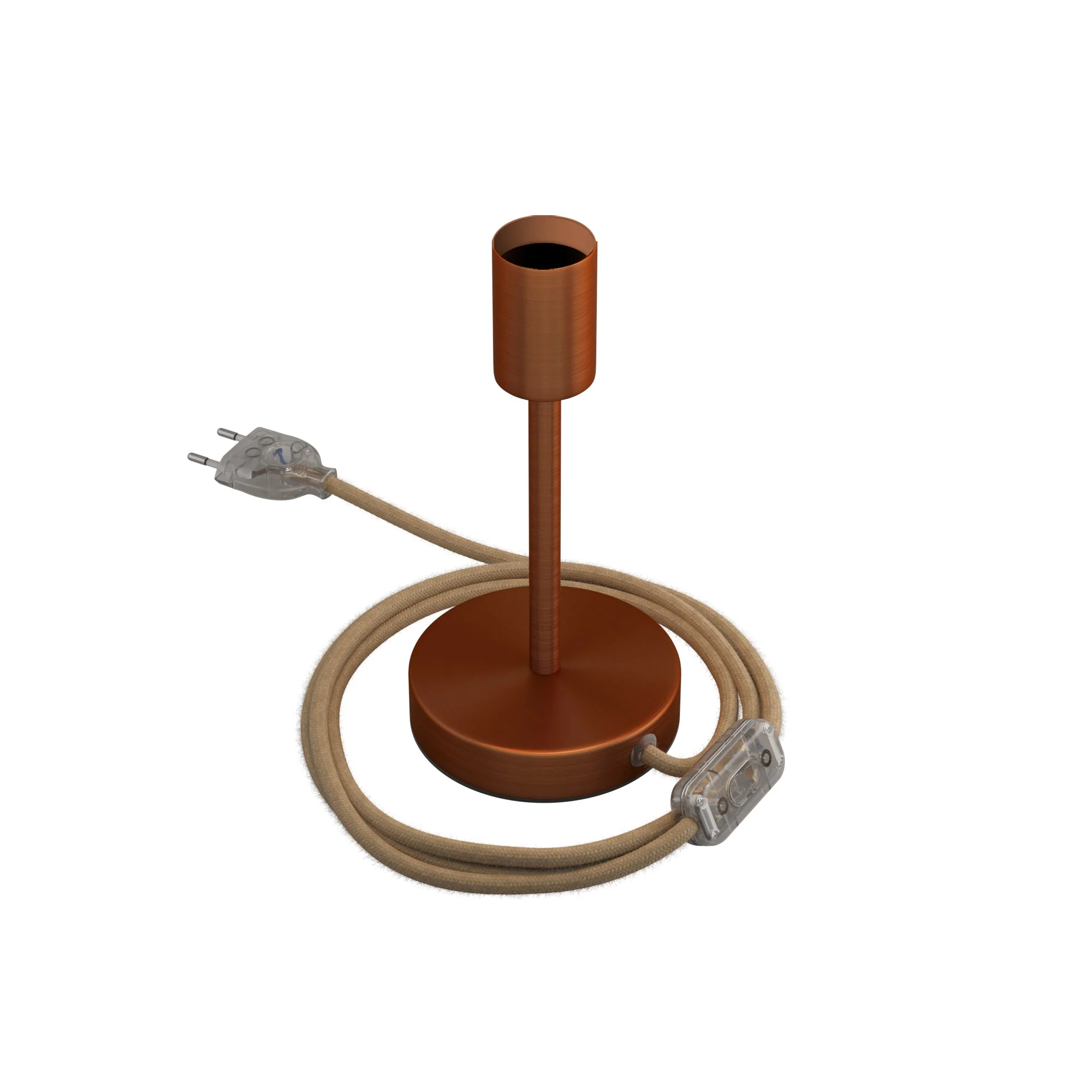 Alzaluce – Tischleuchte aus Metall – Satin-Kupfer - Image 7