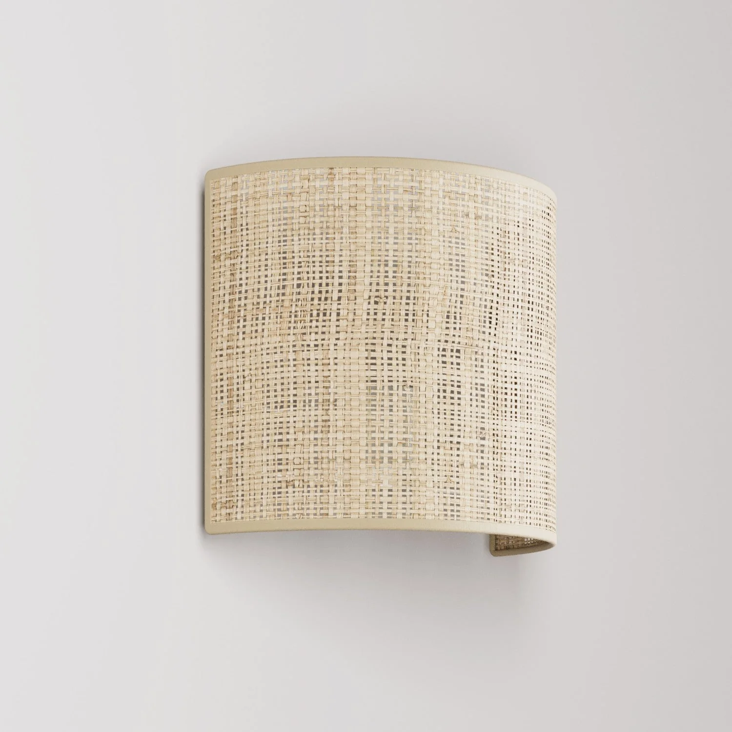 Wandleuchte Ventola mit Stoffschirm – Made in Italy – Raphia