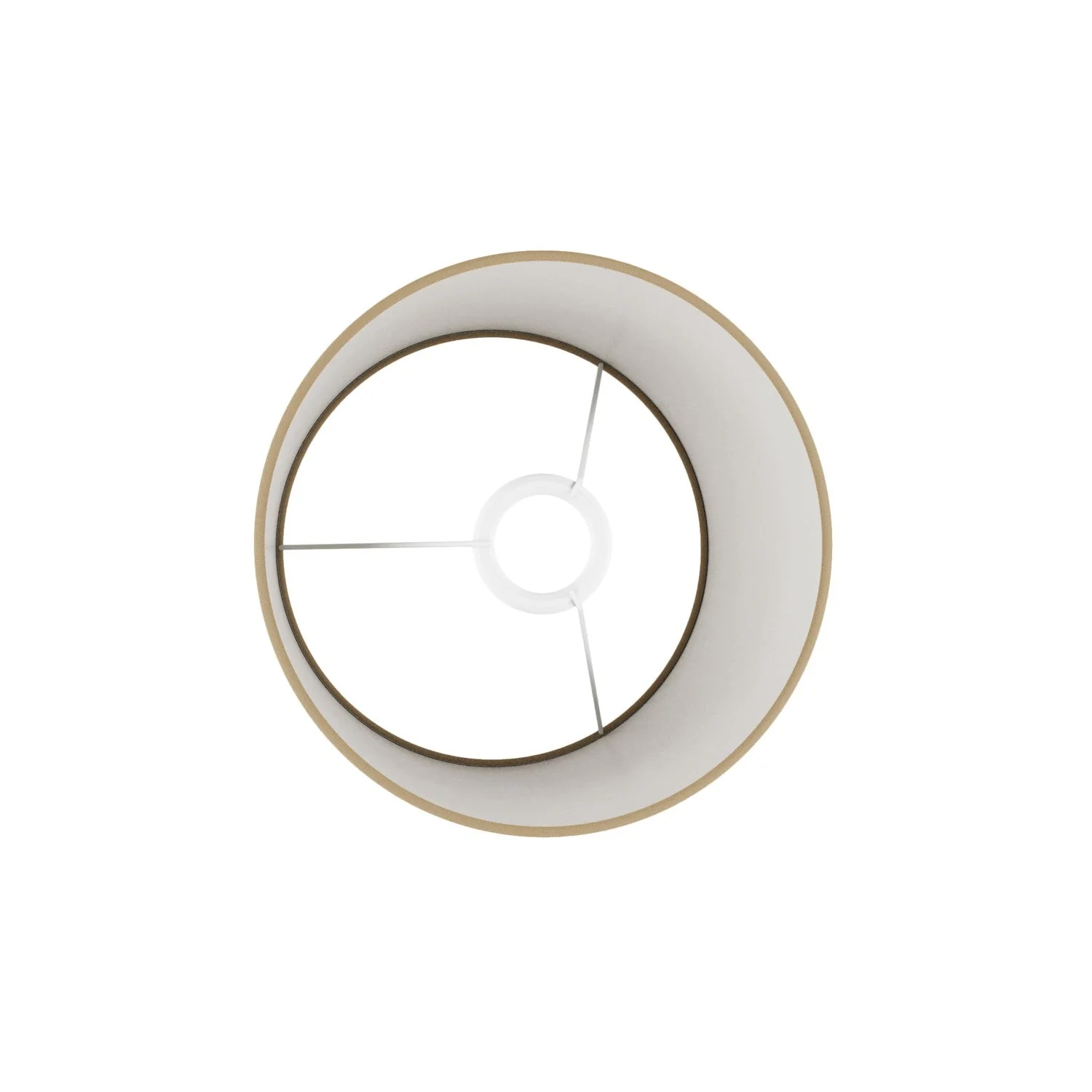 Athena Lampenschirm mit E27 Fassung für Tischleuchte - Made in Italy - Natur Jute - Image 3
