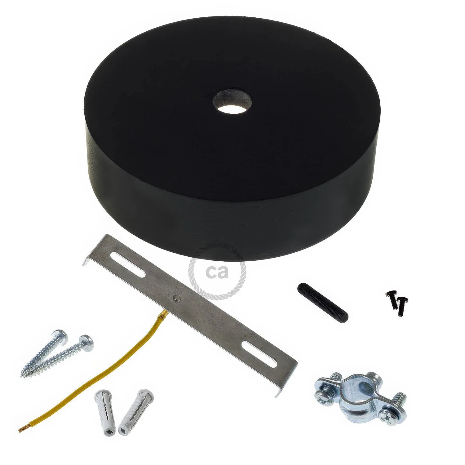 Baldachin-Kit aus Holz für XL-Kordel – Schwarz - Image 2