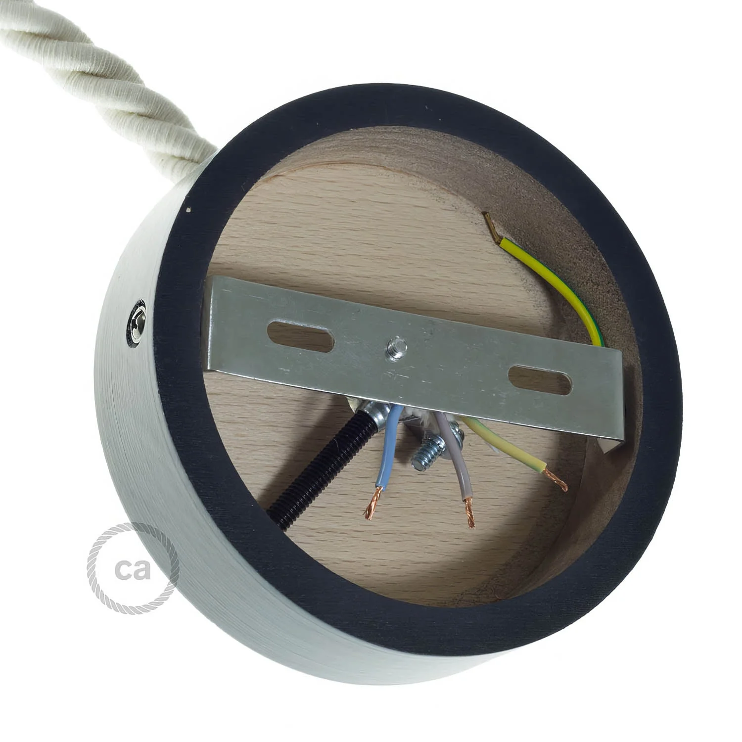 Baldachin-Kit aus Holz für XL-Kordel – Schwarz - Image 3