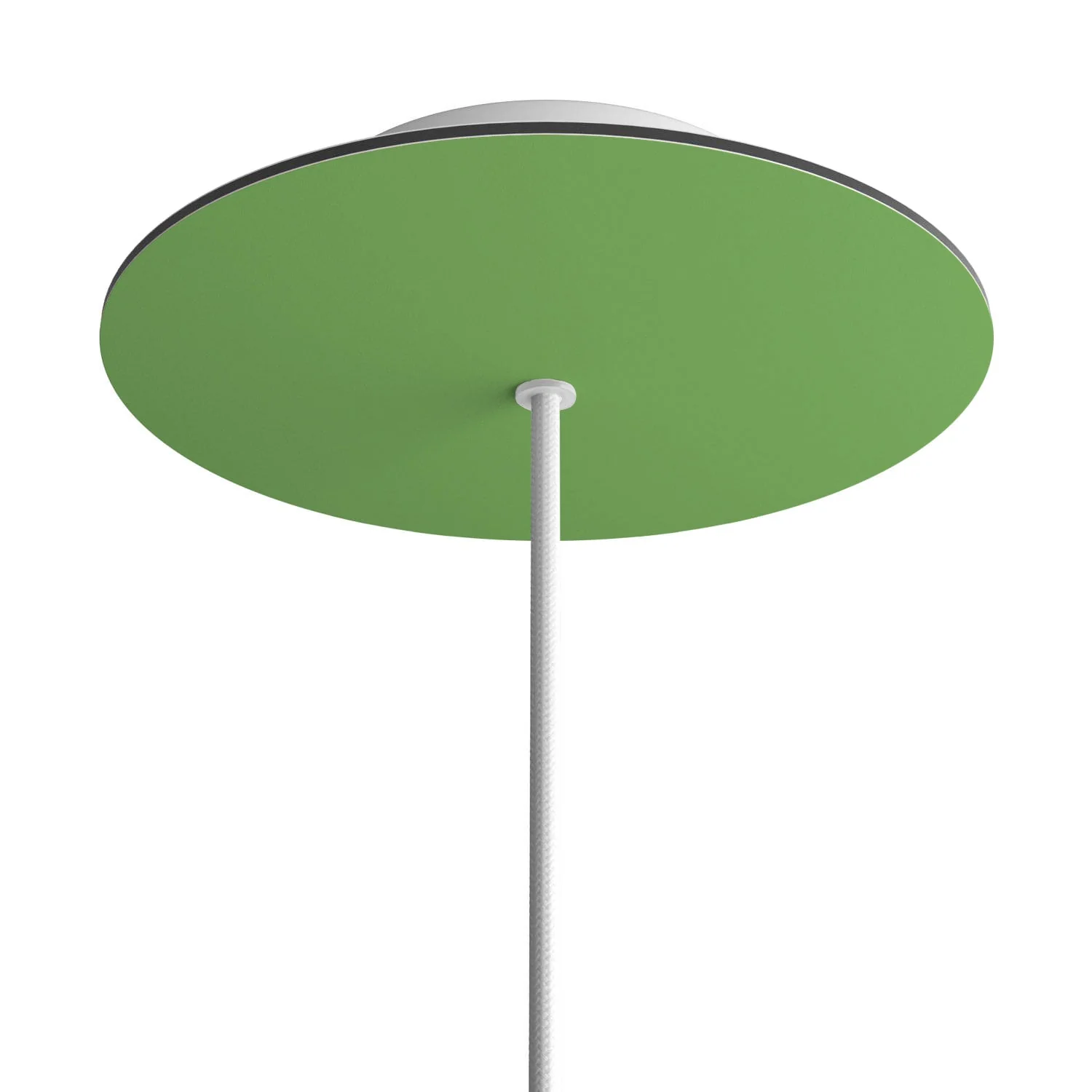 Rosone Rose-One rund, Durchmesser 200 mm mit 1 Loch und 4 seitlichen Löchern – Wiesen-Grün