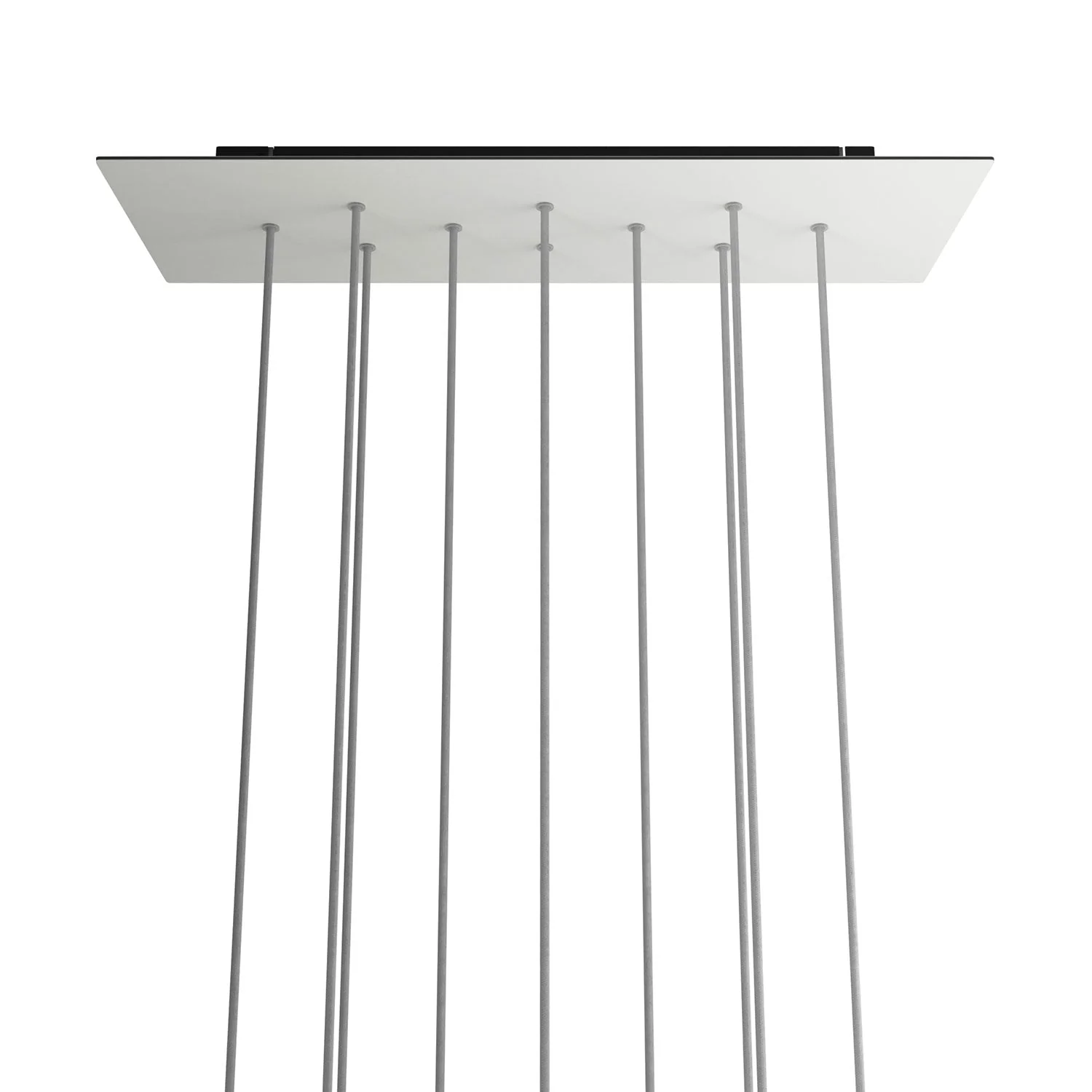 XXL-Baldachin Rose-One rechteckig mit 10 Löchern und 6 seitlichen Löchern, Maße 675 x 225 mm – Dibond Mattweiß - Image 6