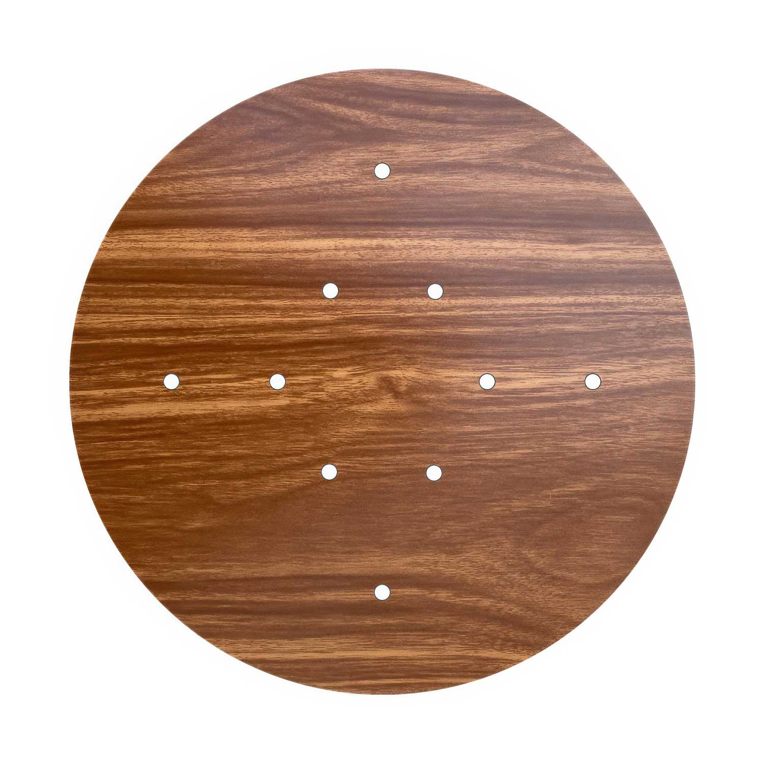 XXL-Baldachin Rose-One rund, Durchmesser 400 mm mit 10 Löchern und 4 seitlichen Löchern – Holz - Image 3