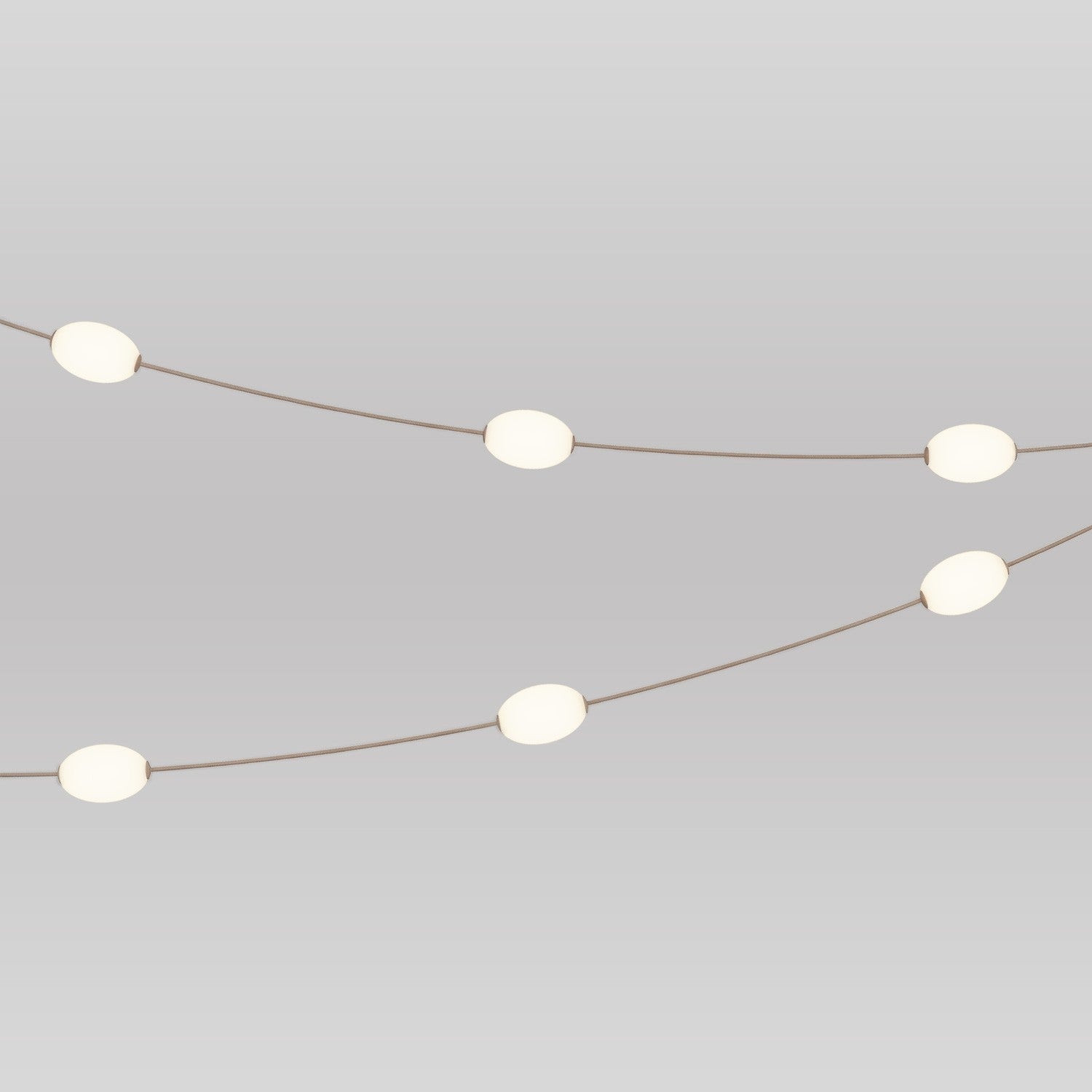 Lichterkette mit 6 Lichtpunkten für den Außenbereich IP67 Desert Brown - Marina6