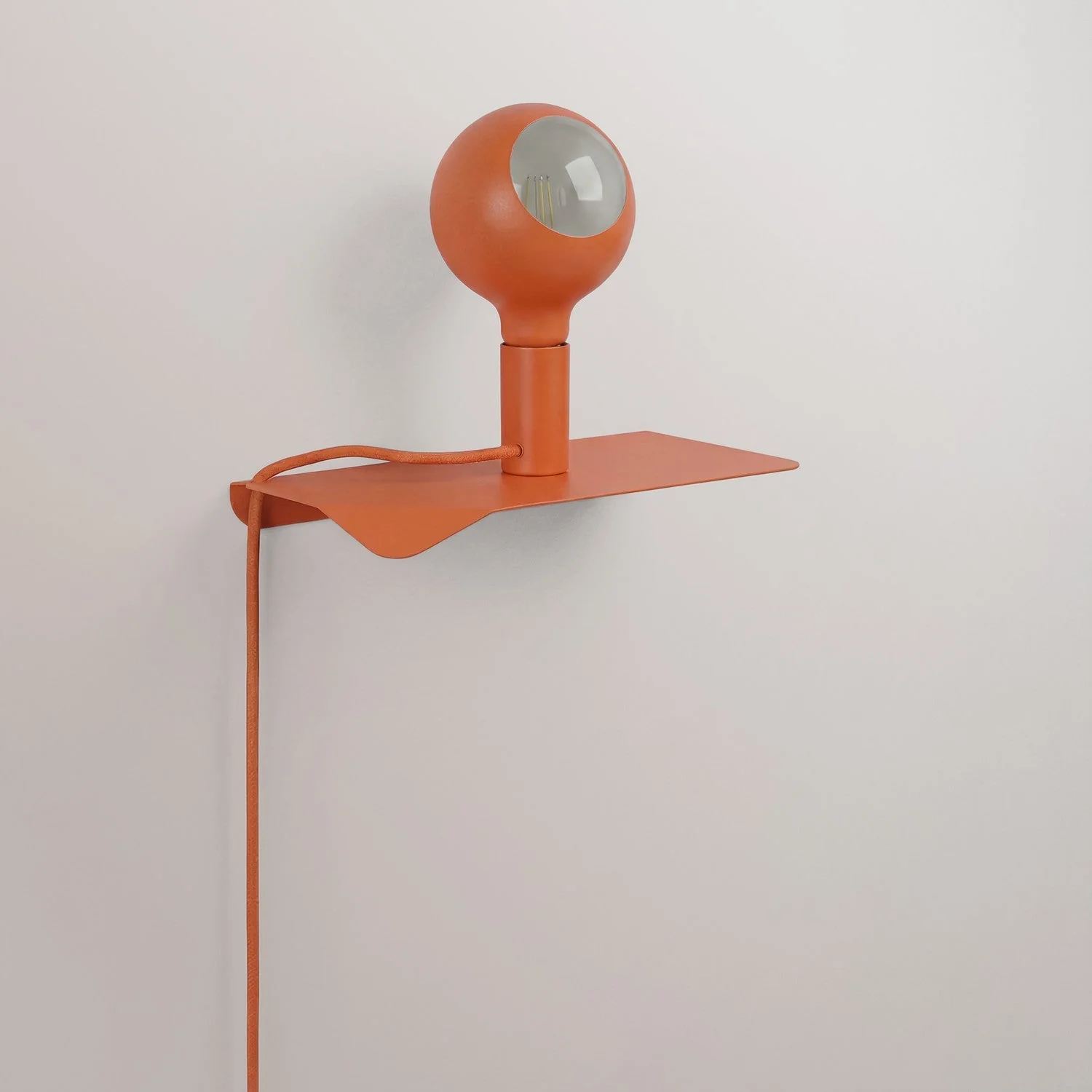 Combo Camo – Lampe mit Regal und UK-Stecker – Orange - Image 3