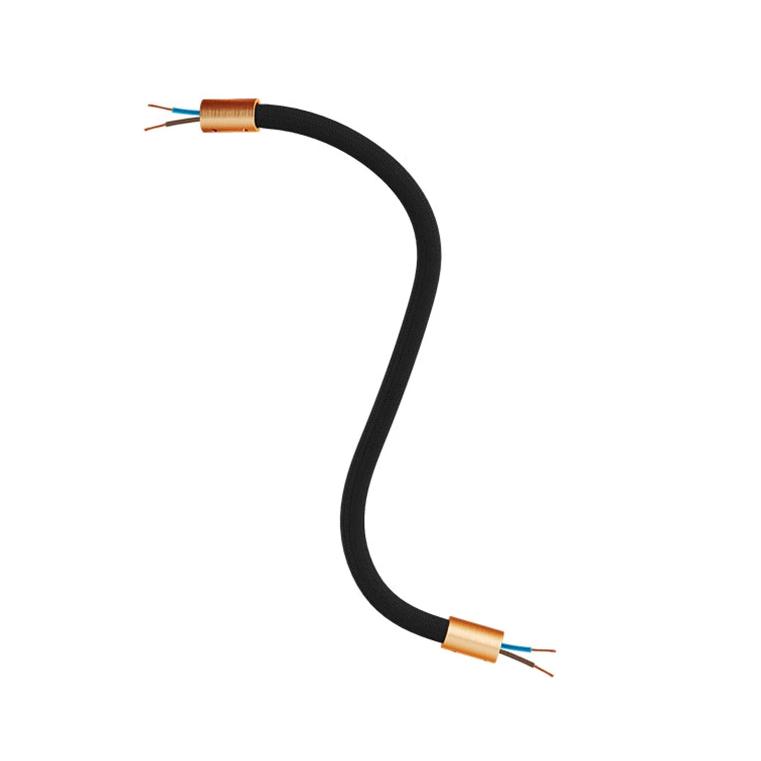 Kit Creative Flex flexibles Verlängerungsrohr, überzogen mit Stoff RM04 Schwarz mit Metallenden - Image 26