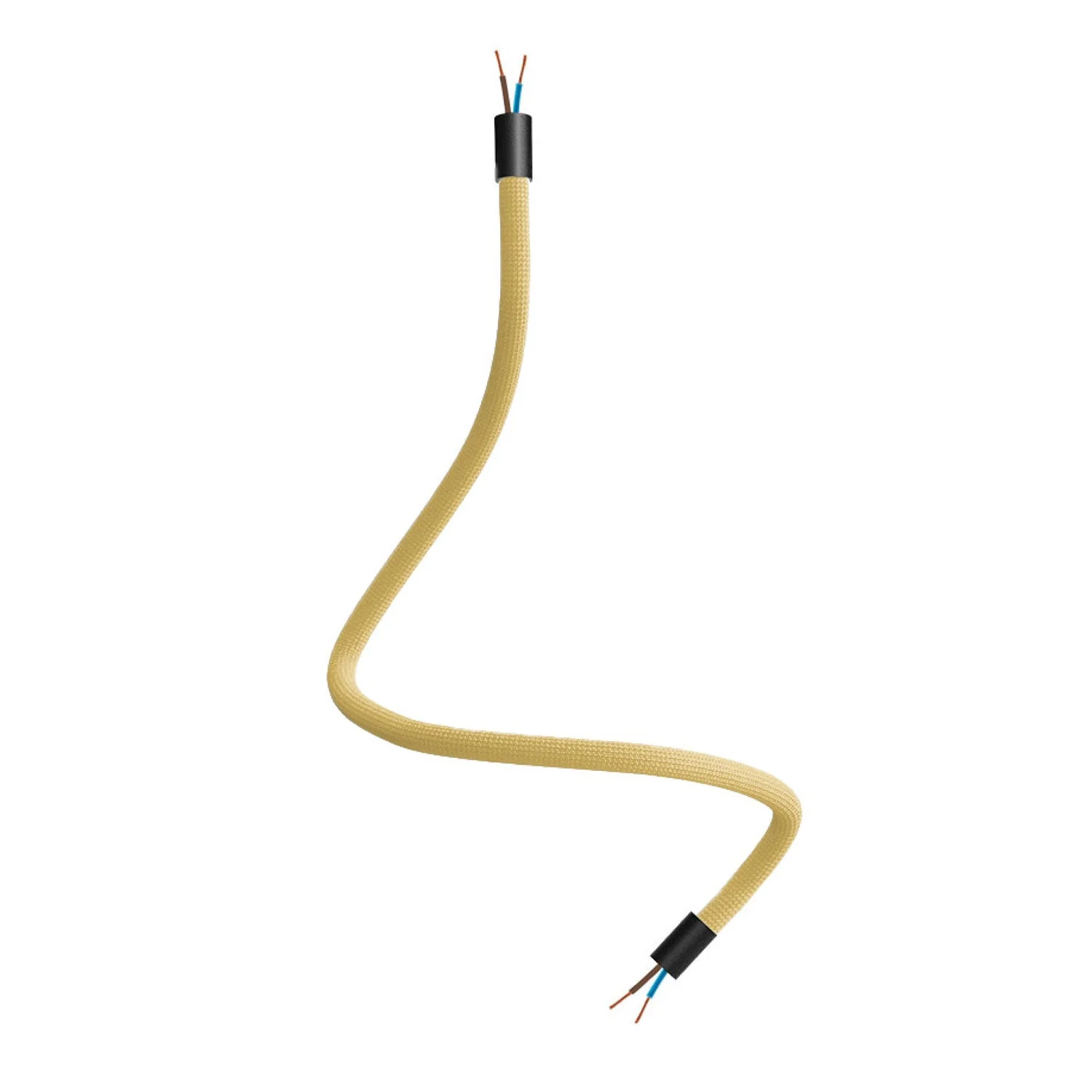 Creative Flex Set flexibles Rohr mit Stoffummantelung RM79 Senf und Metallenden - Image 15