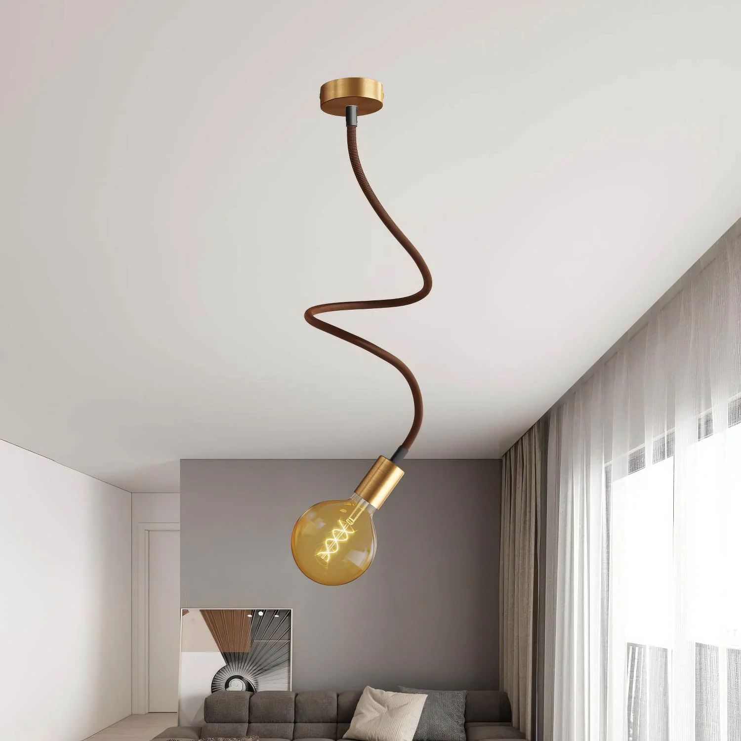 Creative Flex Deckenleuchte 90 cm – Satinbronze - Image 2