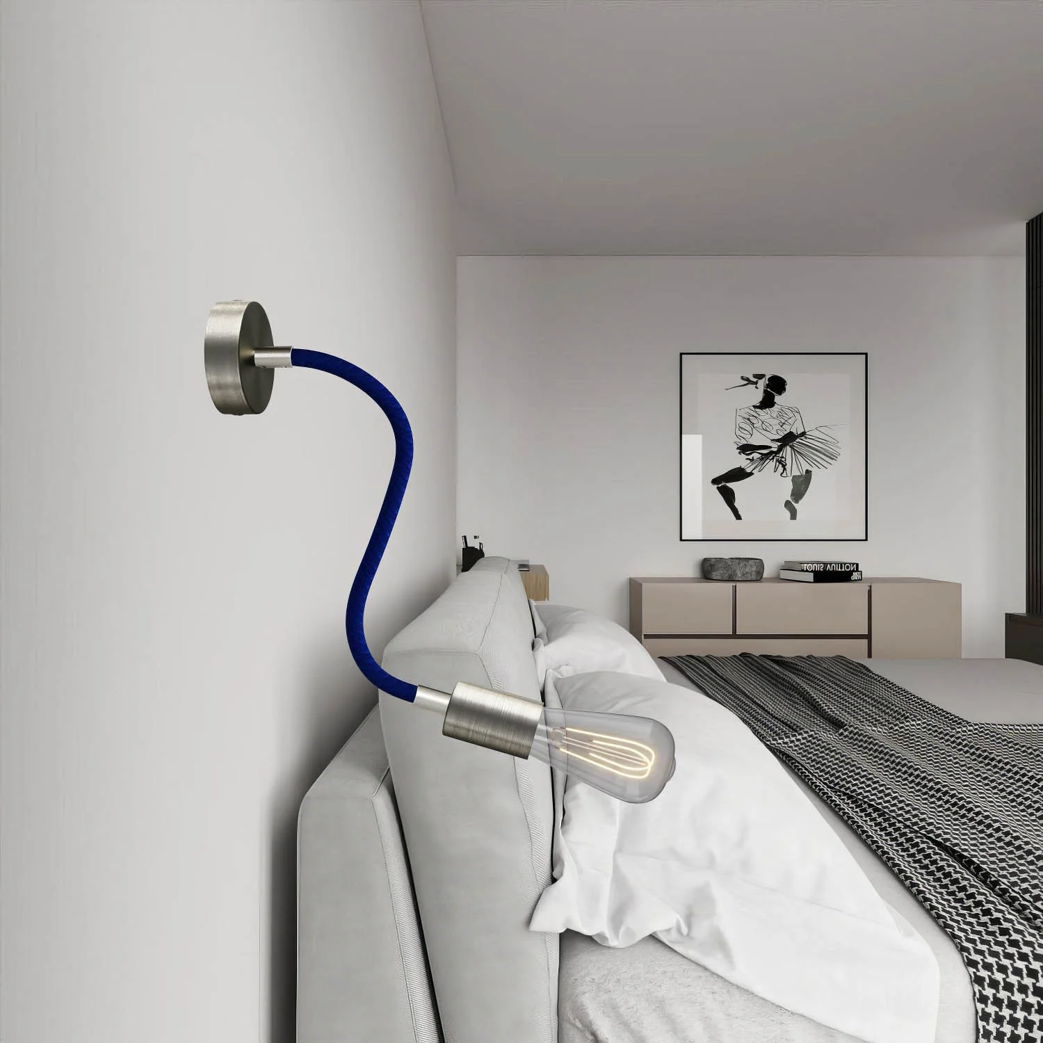 Creative Flex Verlängerungsrohr-Set, stoffummantelt RM20 Dunkelblau mit Metallabschlüssen - Image 20