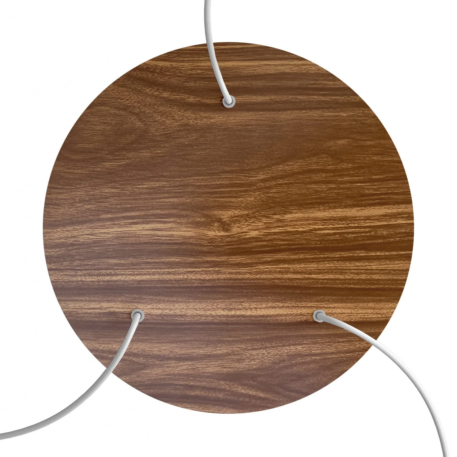 XXL Baldachin Rose-One rund, Durchmesser 400 mm mit 3 Löchern und 4 seitlichen Löchern – Holz - Image 2