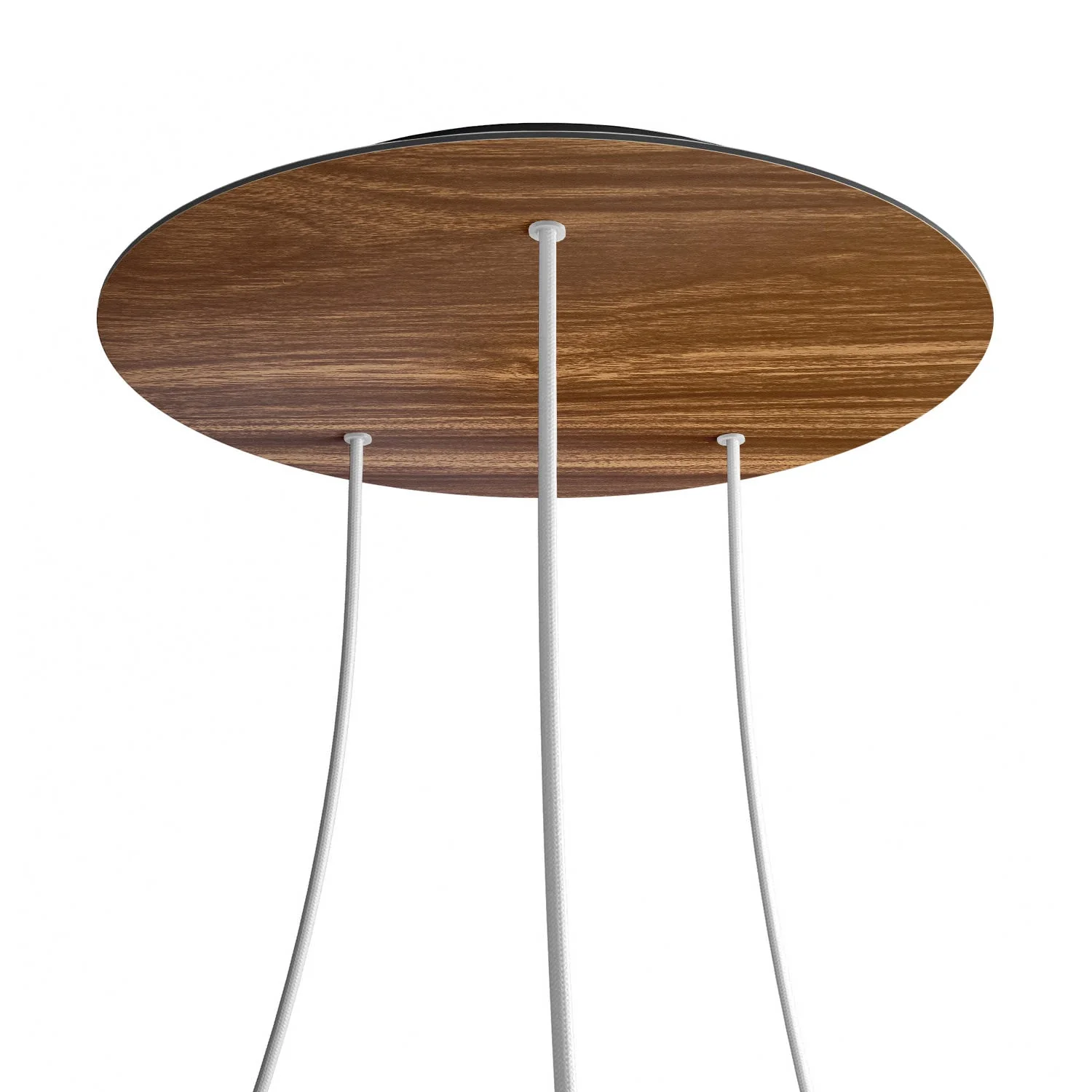 XXL Baldachin Rose-One rund, Durchmesser 400 mm mit 3 Löchern und 4 seitlichen Löchern – Holz - Image 8