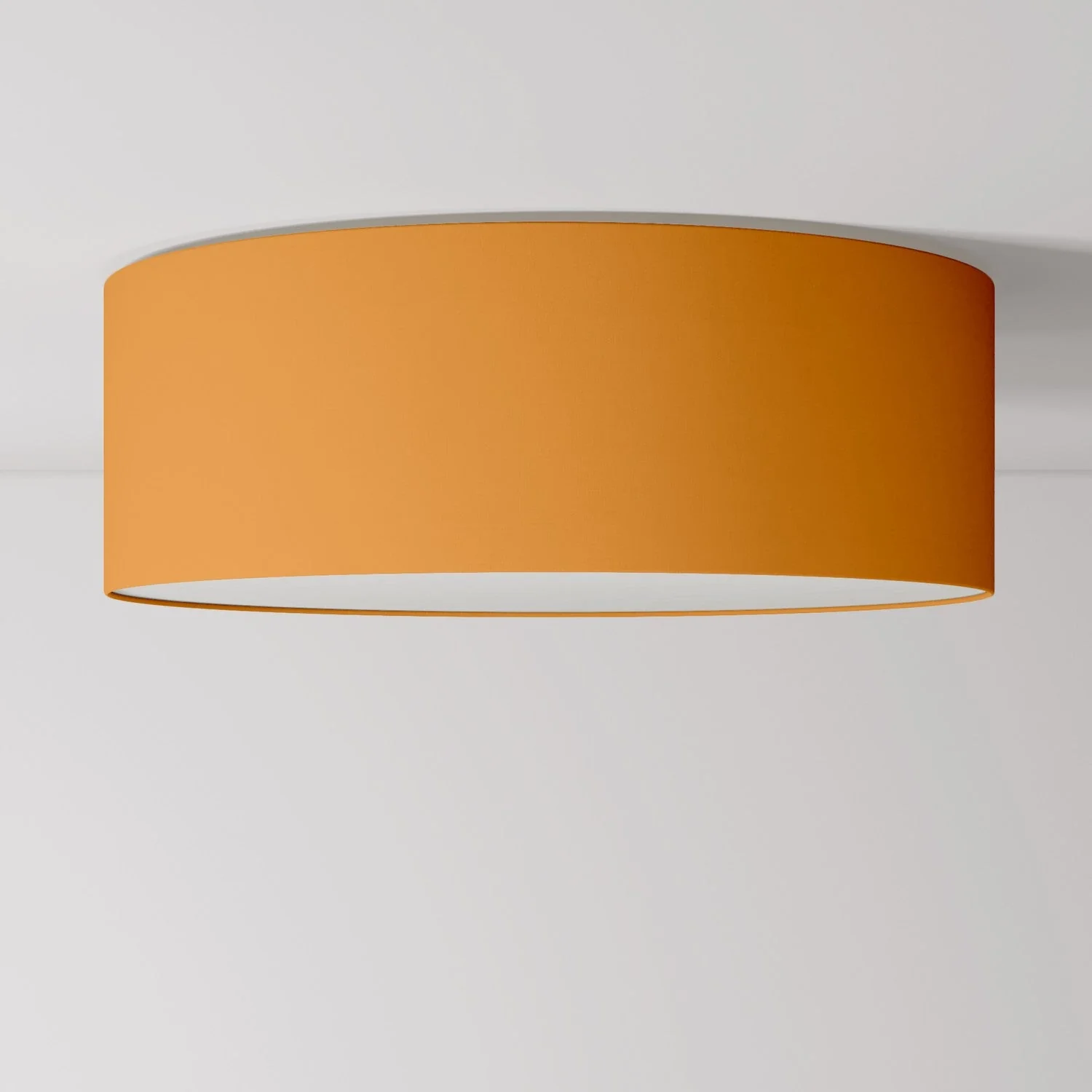 Deckenleuchte aus Stoff Large – Made in Italy – Teletta Mandarino