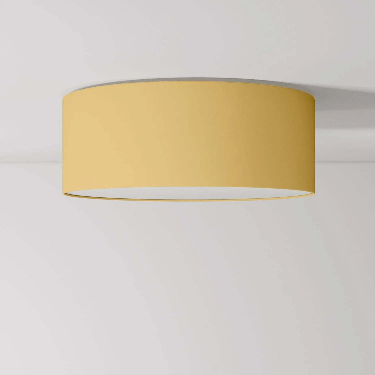 Deckenleuchte aus Stoff Medium Slim - Made in Italy - Arenal Gold