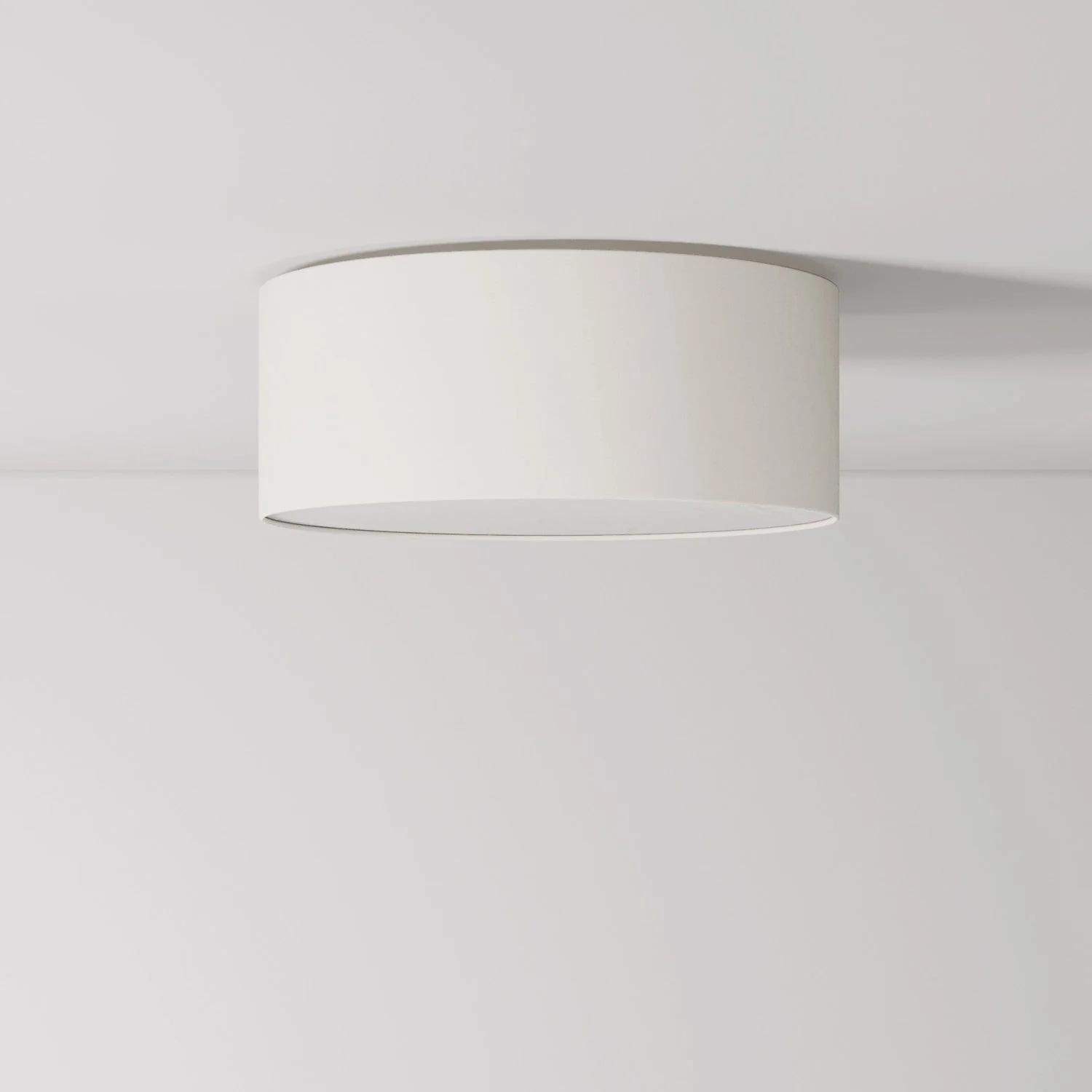 Deckenleuchte aus Stoff Small Arenal sand – Made in Italy