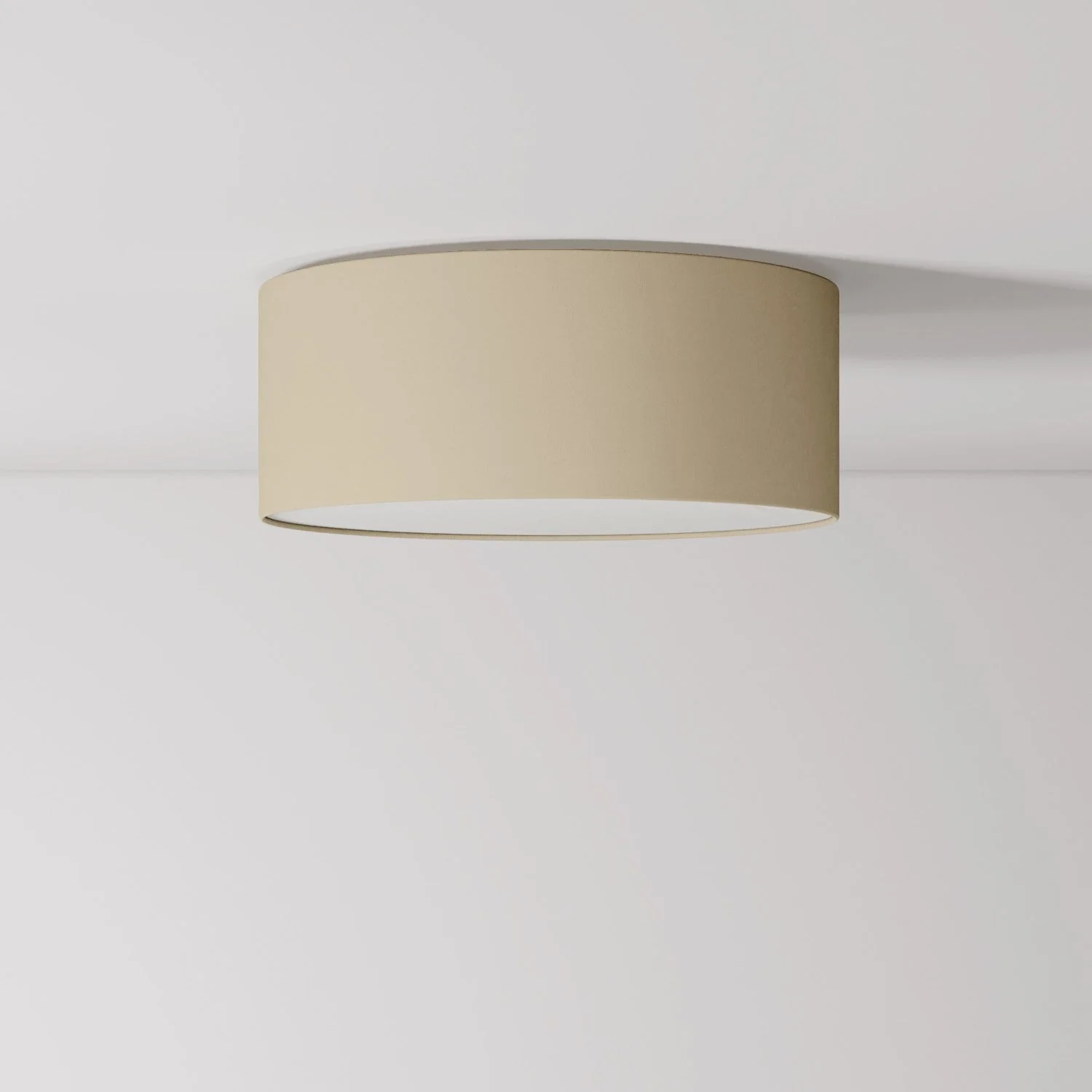 Deckenleuchte aus Stoff Small Arenal Taupe – Made in Italy