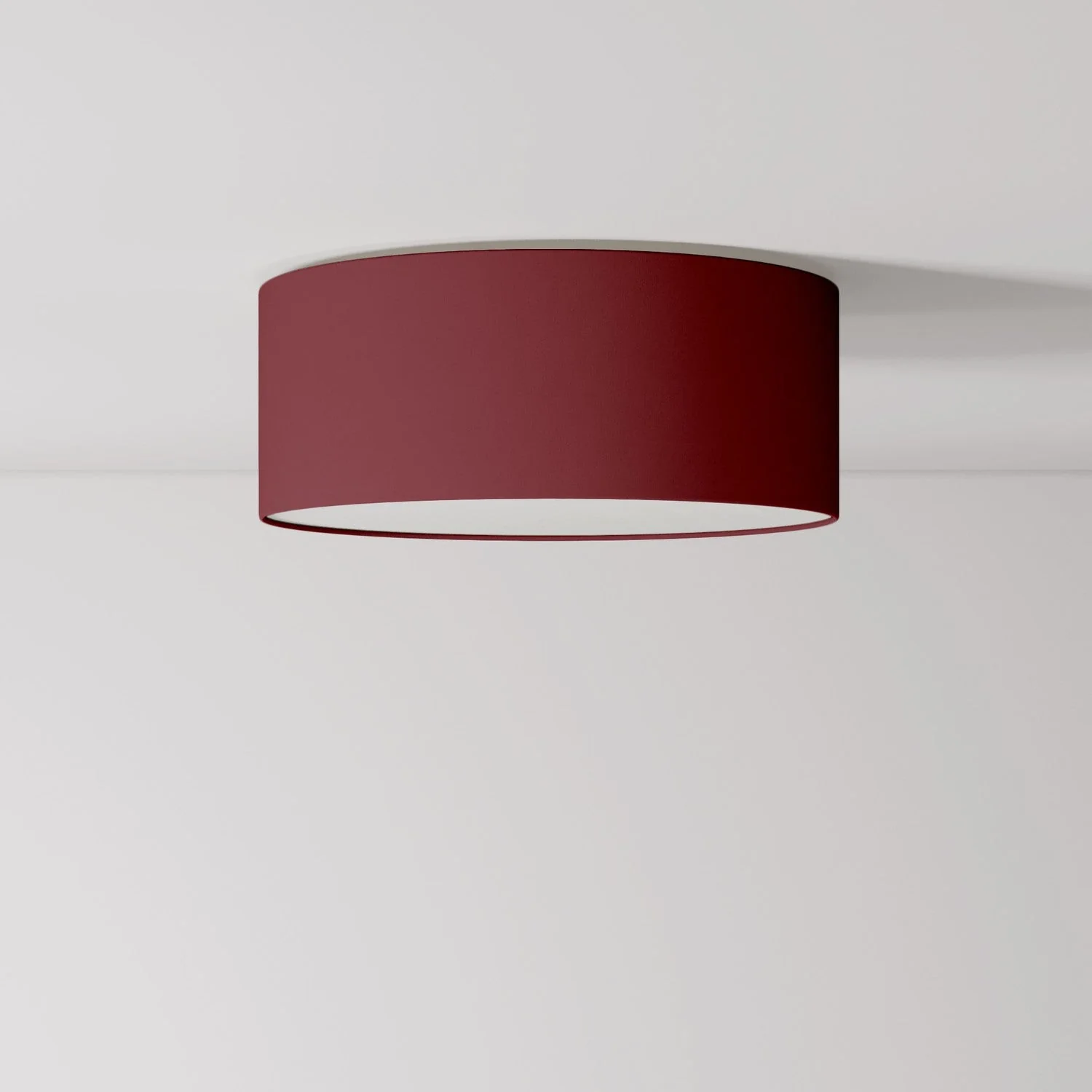 Deckenleuchte aus Stoff Small – Made in Italy – Arenal Bordeaux
