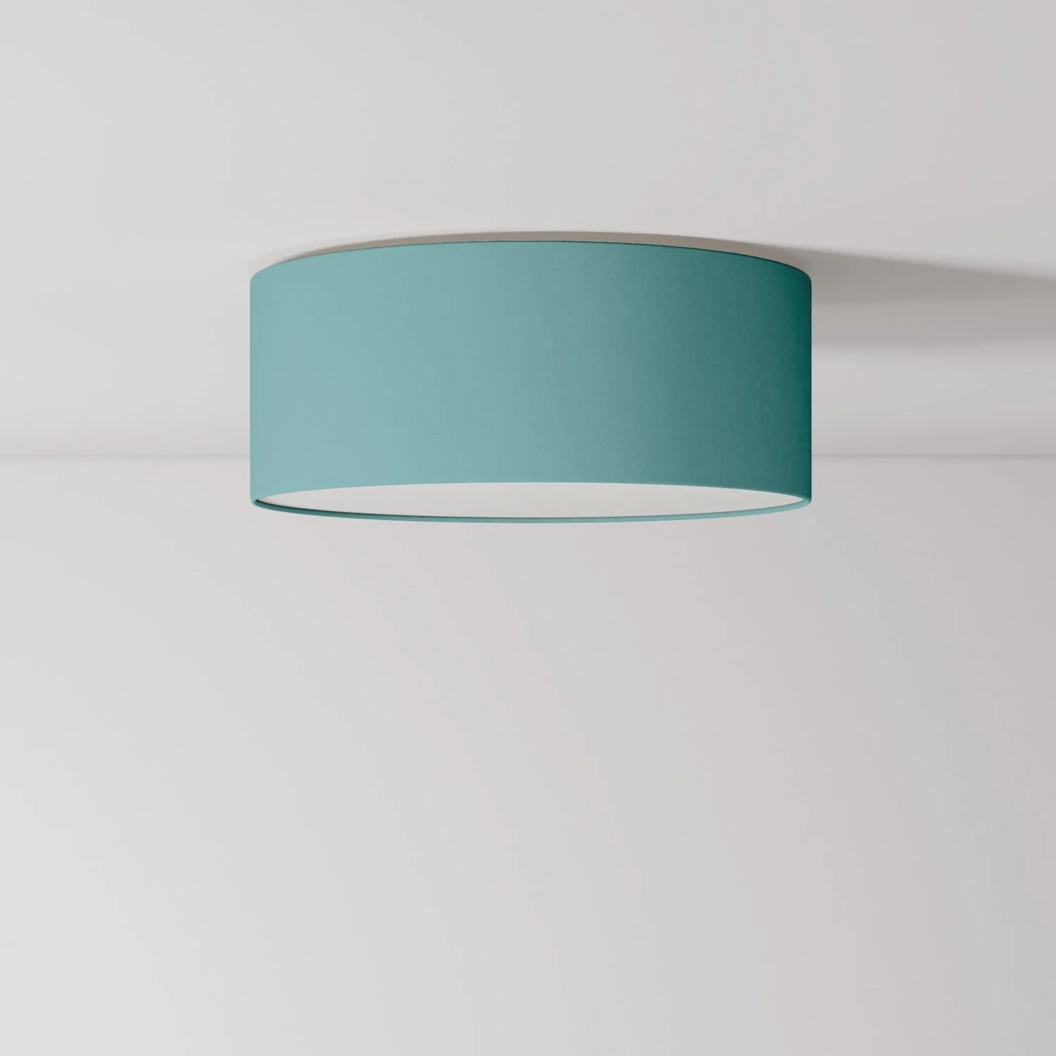 Plafonniere aus Stoff Small – Made in Italy – Teletta Verde Dubbio