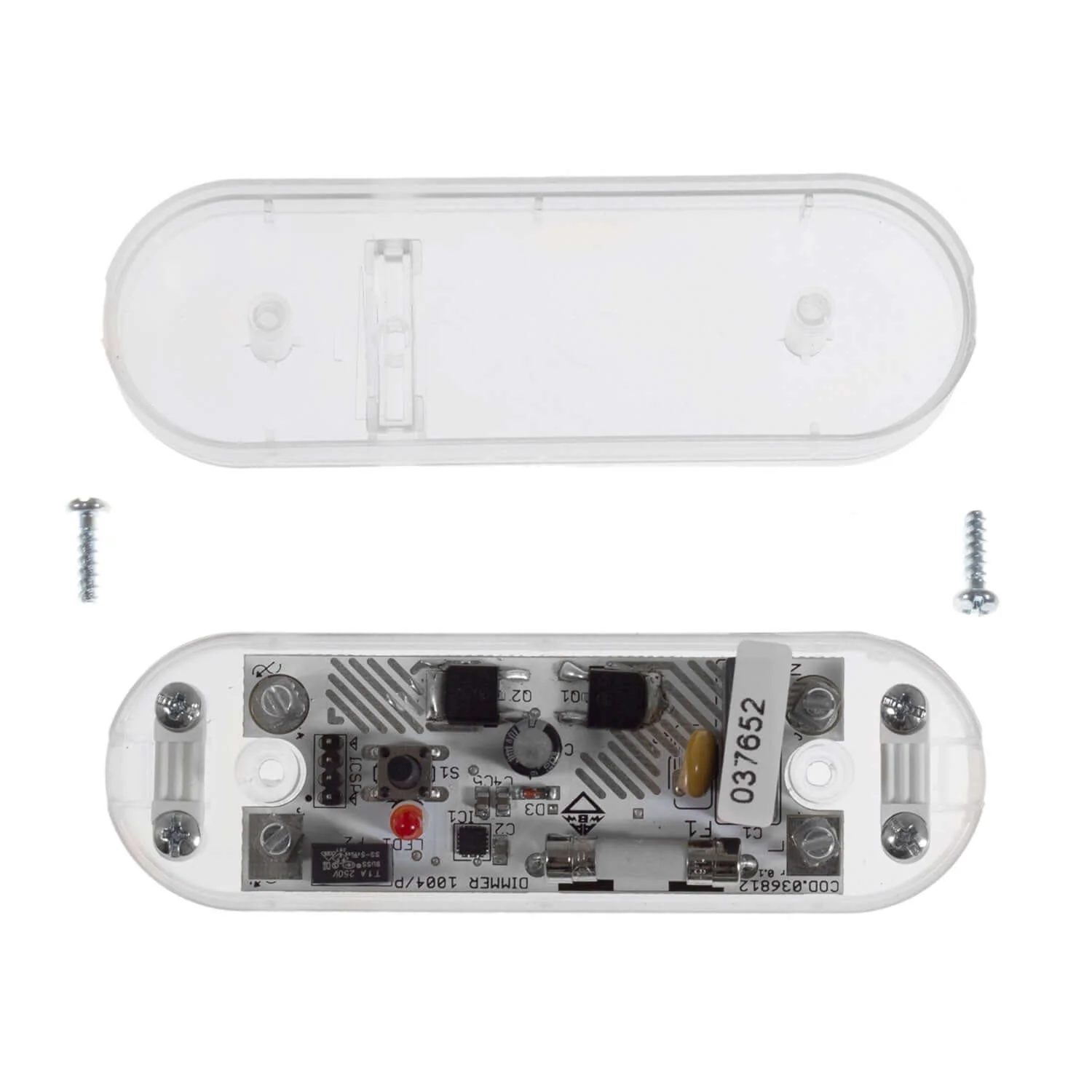 Dimmer für LED- und herkömmliche Glühbirnen, Inline-Druckknopf - Transparent - Image 2
