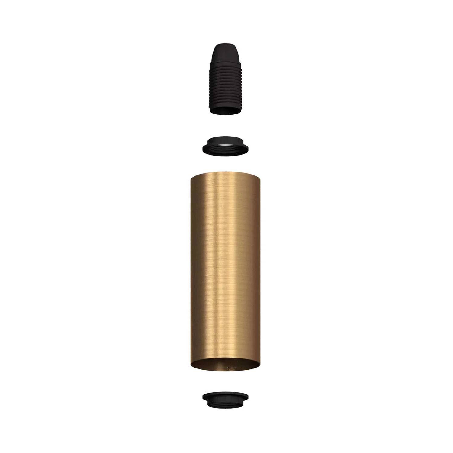 Lampe mit 3 Spots mit Tub-E14-Lampenschirm und rechteckigem XXL Rose-One – Satiniertes Bronze - Image 4