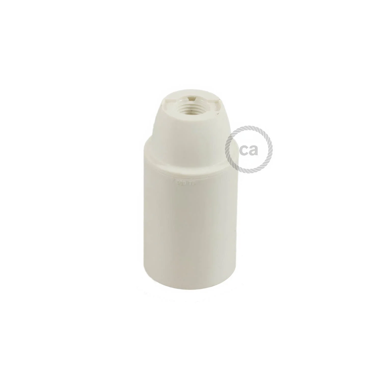 Kit Lampenfassungen E14 aus Thermoplast – Weiß