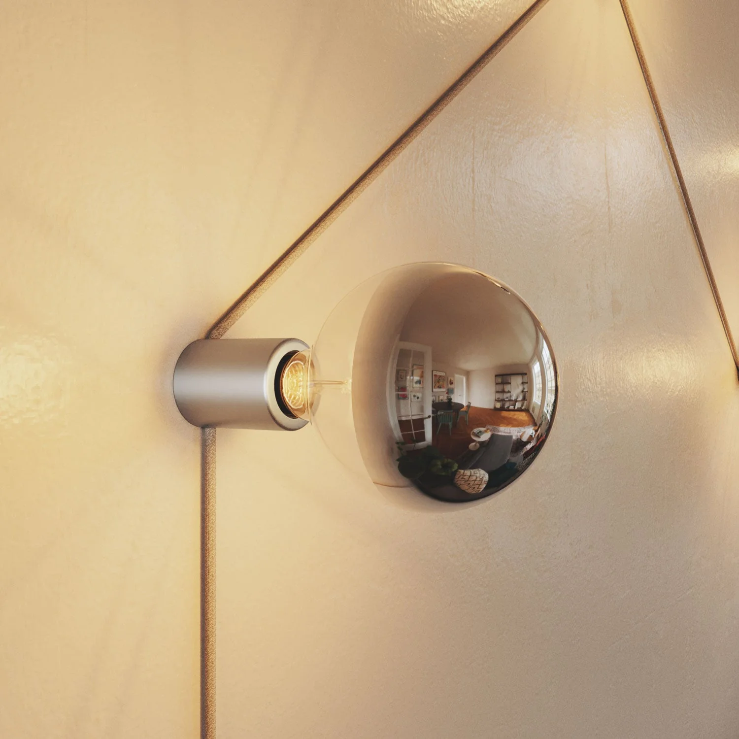 E27 Spostaluce Lampenfassung aus Metall für Wand oder Decke - Satin-Titan - Image 4