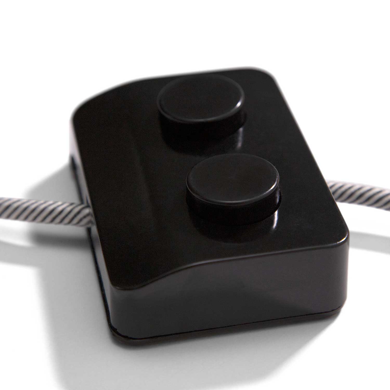 Einpoliger Fußschalter Schwarz mit Doppelfunktion – Design by Achille Castiglioni - Image 2