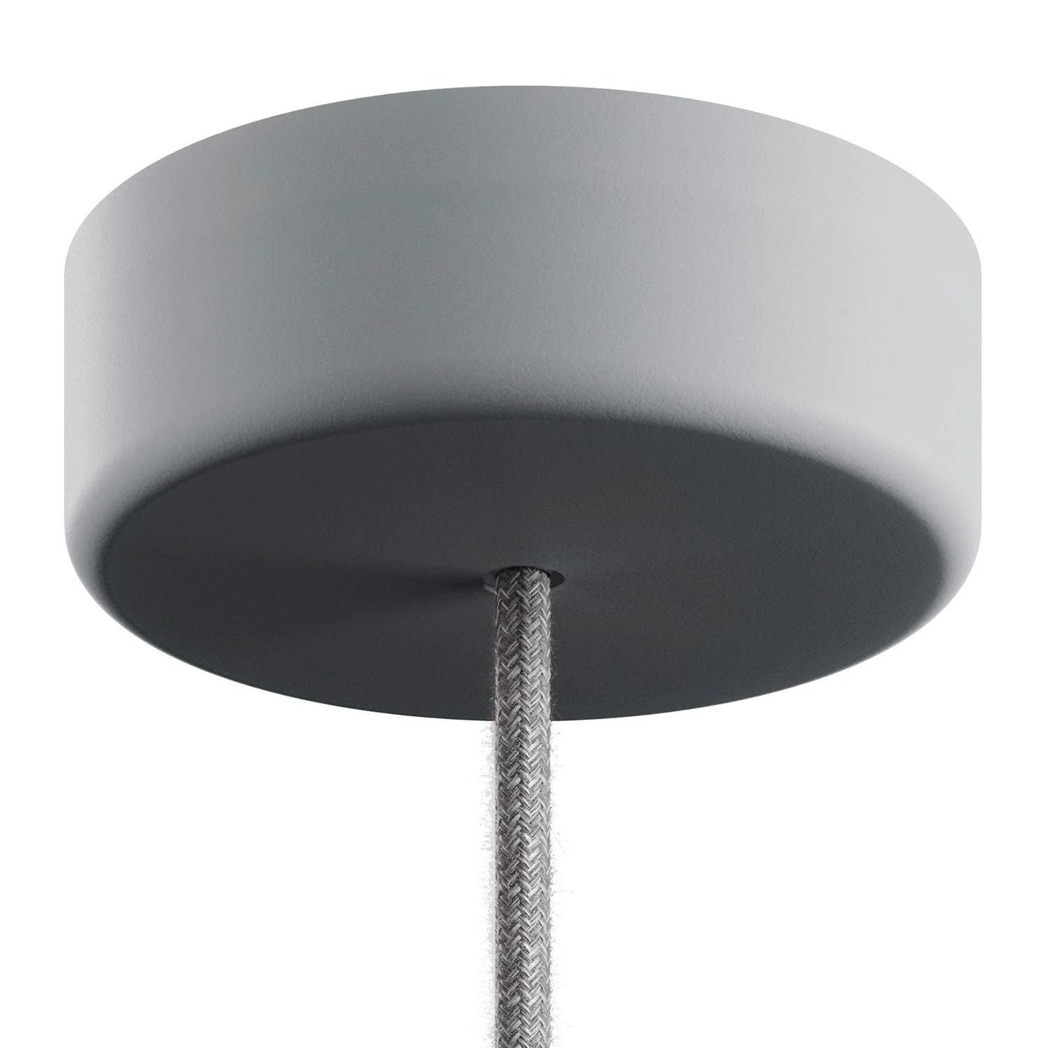 EIVA Außensilikon-Rosetten-Kit Soft Touch IP65 – Modulair System – Eisgrau