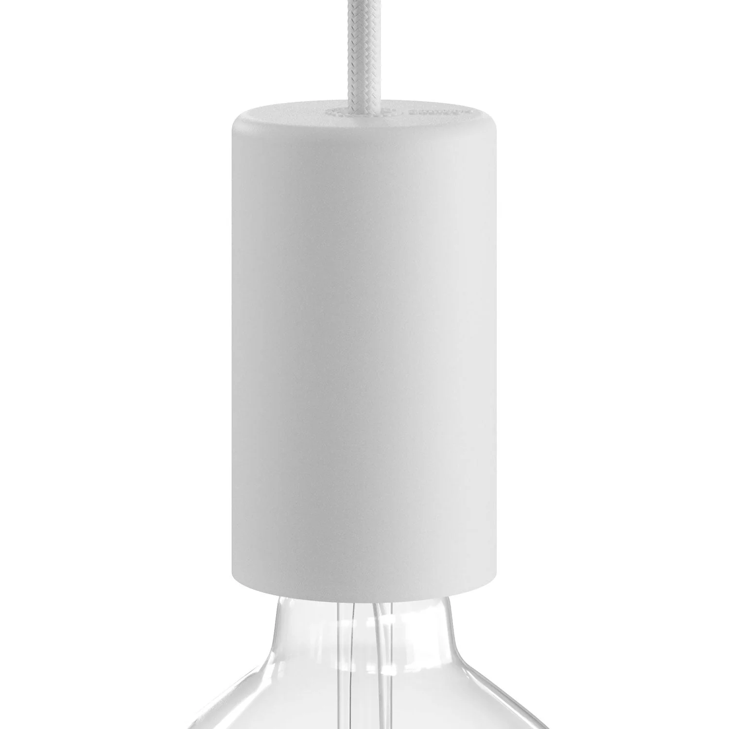 EIVA ELEGANT, E26 Silikon-Fassungskit – geeignet für Feuchträume – Weiß