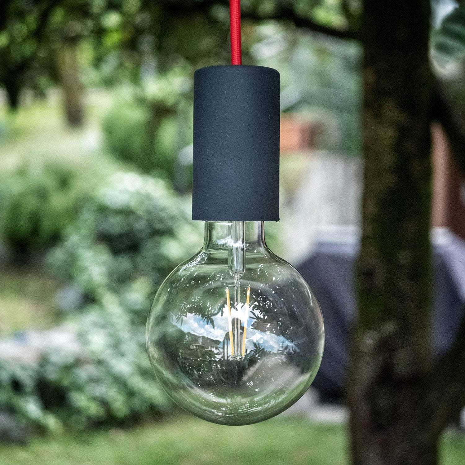 EIVA ELEGANT, Lampenfassungskit für den Außenbereich E27 IP65 aus Silikon für Modulair-System – Petrol - Image 4