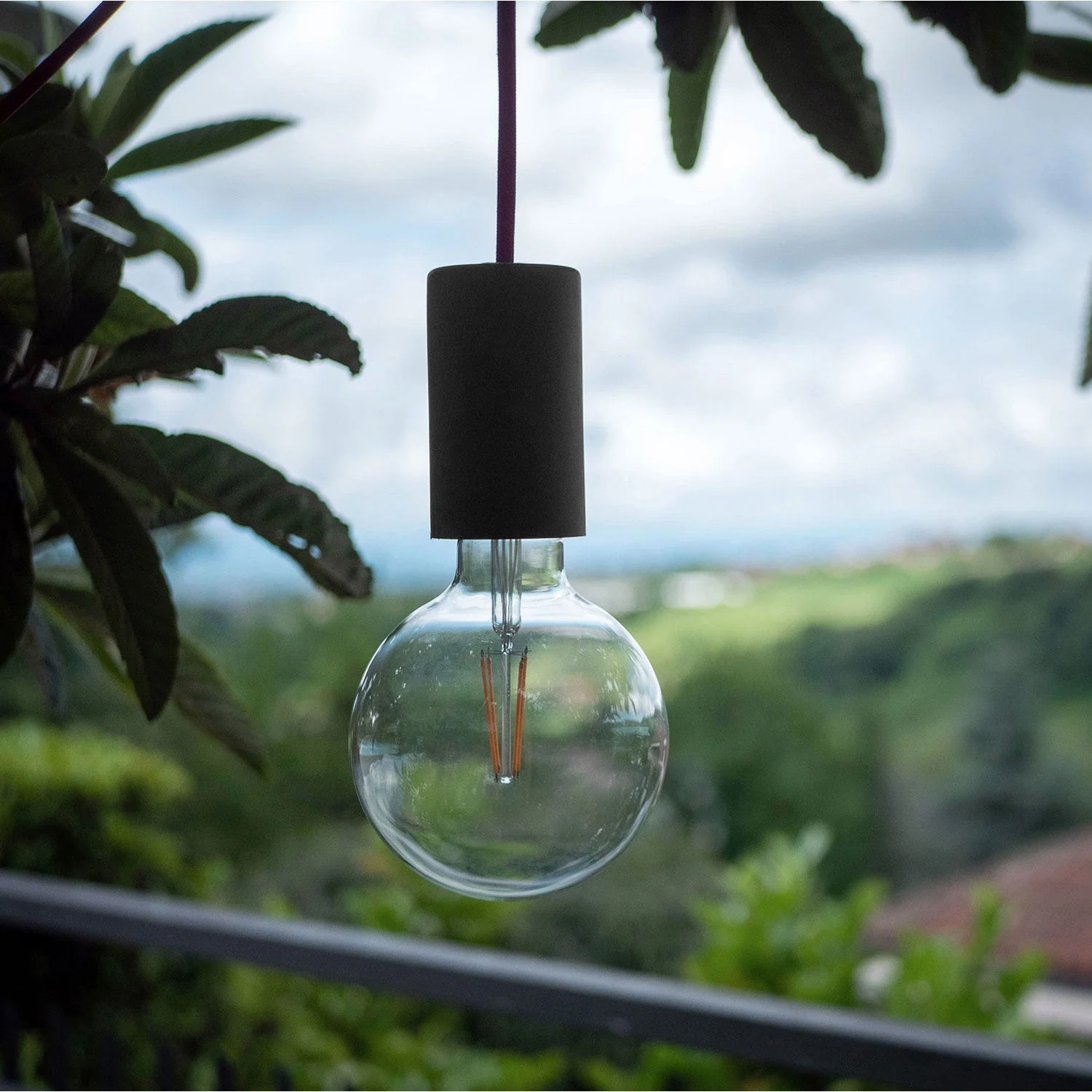 EIVA ELEGANT, Lampenfassungs-Kit für Außenbereich E27 IP65 aus Silikon für Modulair-System – Schwarz - Image 3