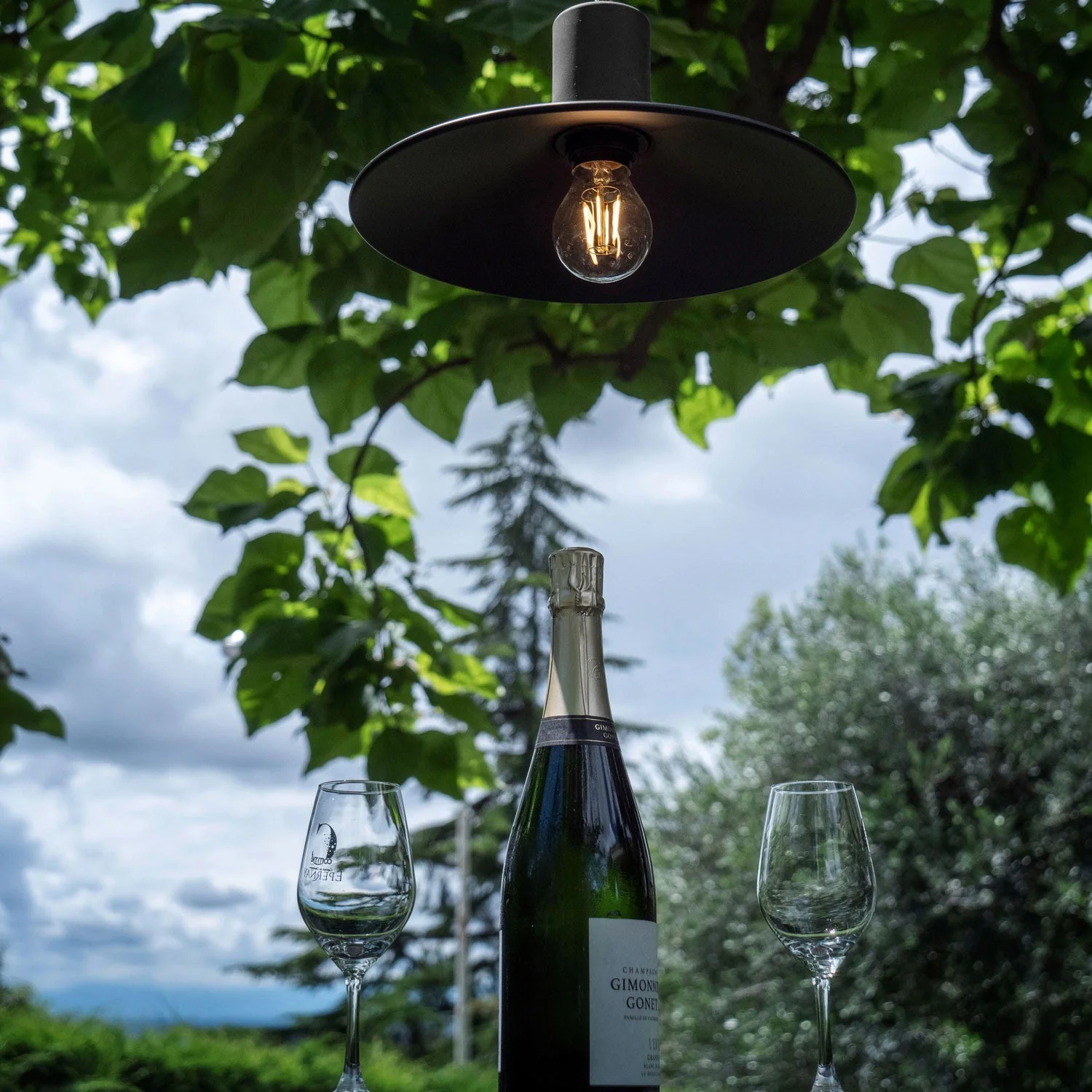 EIVA ELEGANT Lampenfassungs-Kit IP65 Outdoor aus Silikon für Lampenschirme E27 – Modulair-System – Schwarz - Image 3