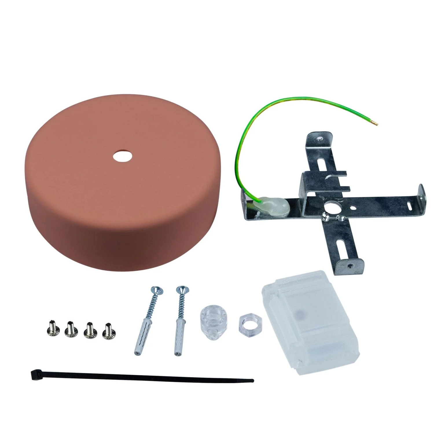 EIVA Kit Silikon Rosette Soft Touch für Außen IP65 - Modulair System - Lachs - Image 3
