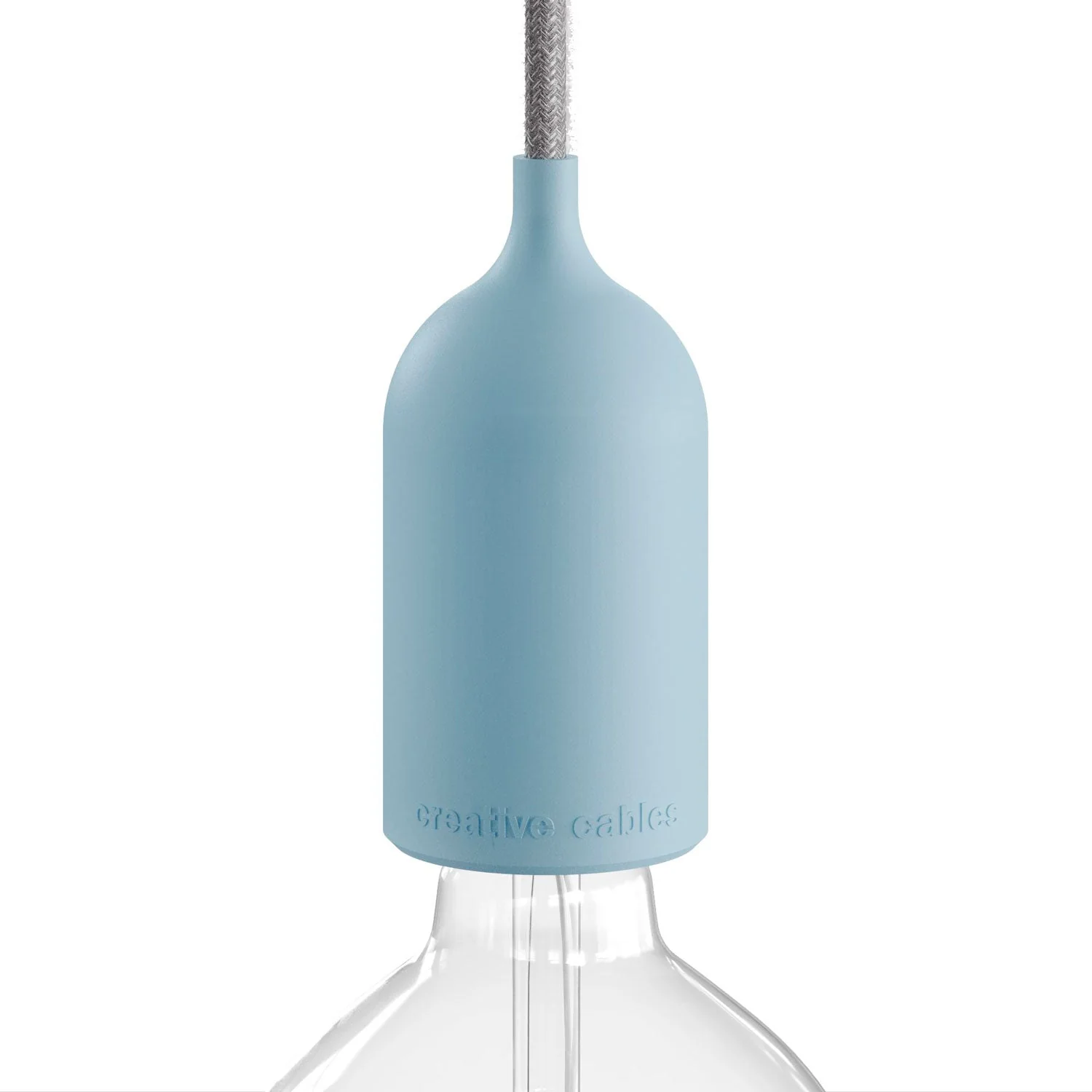EIVA PASTEL, E26 Silikon-Fassungs-Kit – wassergeschützt – Hellblau