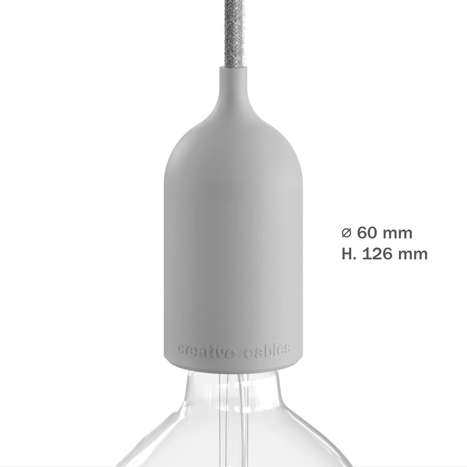 EIVA PASTELL IP65-Fassungskit für außen aus Silikon E27 – Modulair-System – Wiesengrün - Image 8
