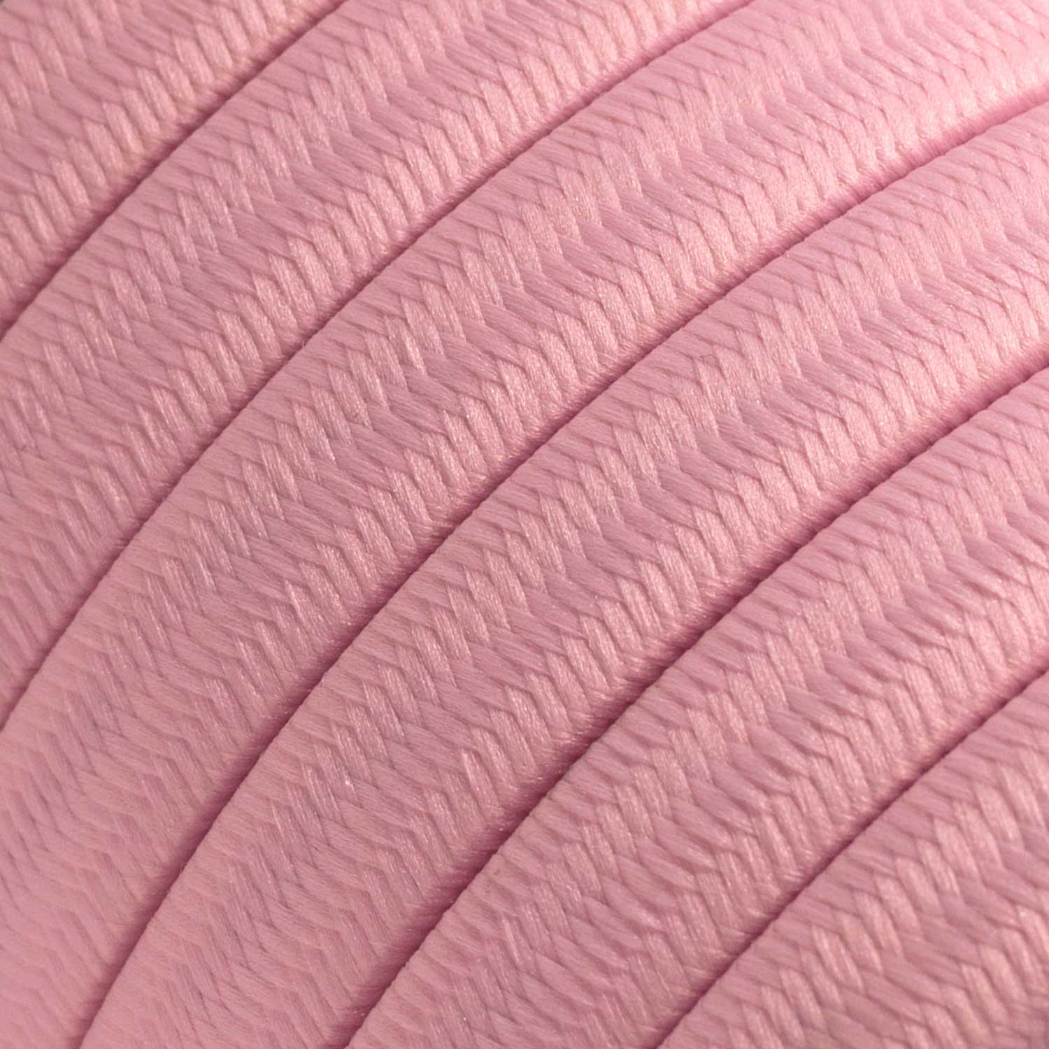 Babyrosa Stoffkabel für Lichterketten CM16