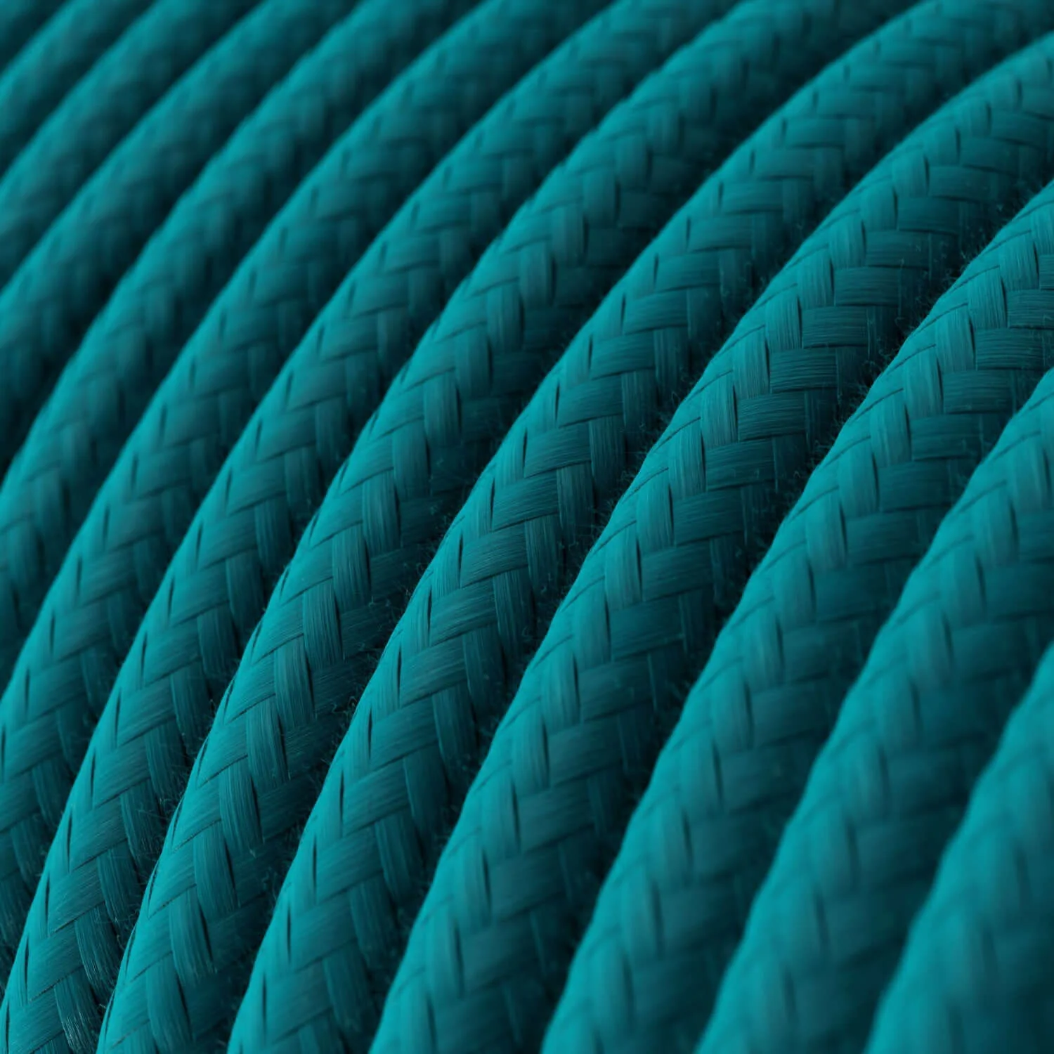 Baumwoll-Elektrokabel Cerulean – Das Original von Creative Cables, zur Veredelung moderner und zeitgenössischer Leuchten – RC21 - Image 2