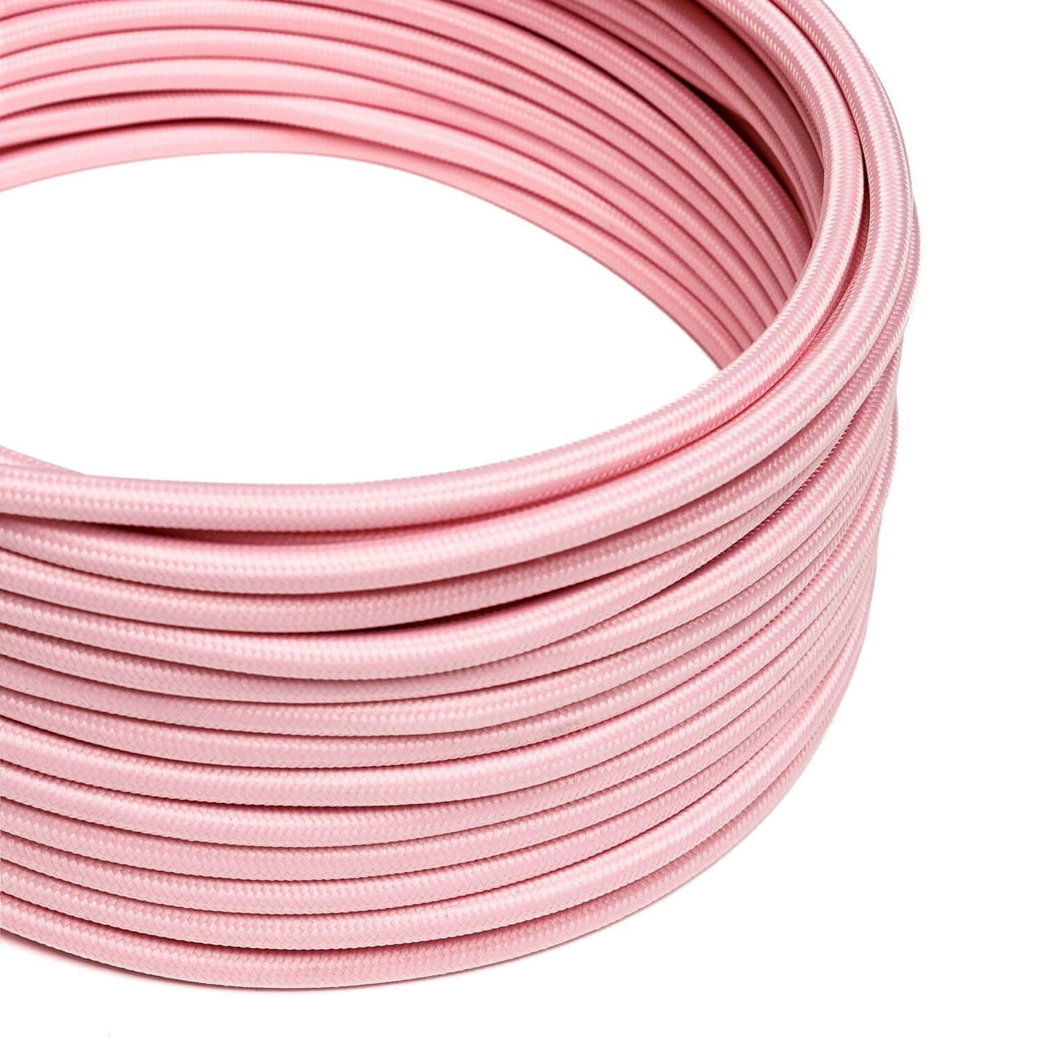 Babyrosa Stoffseil – Das Original Creative Cables, für pastellfarbene Lampen – RM16