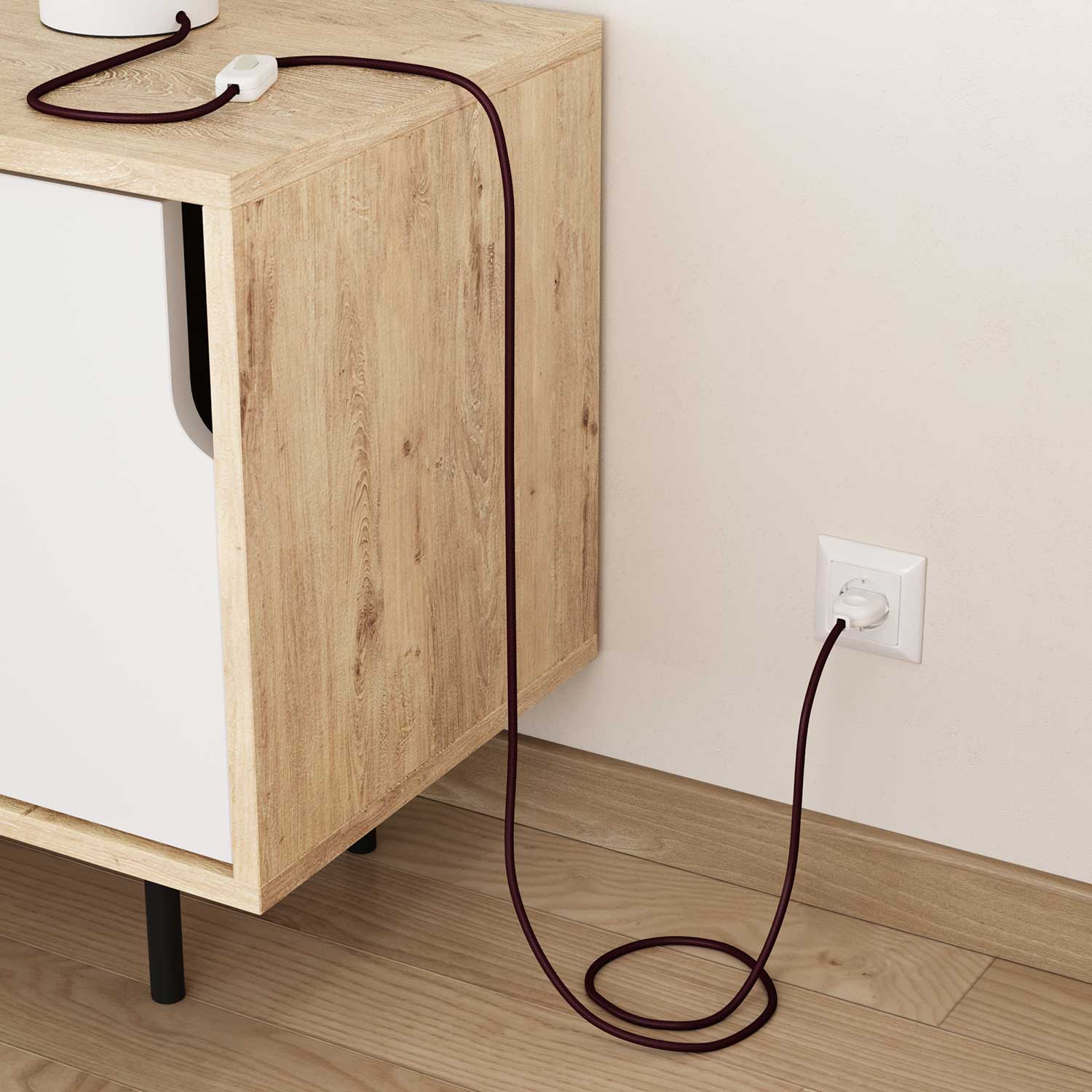 Bordeaux-Textilkabel – Das Original von Creative Cables, für Lampen und Kronleuchter – RM19 - Image 3
