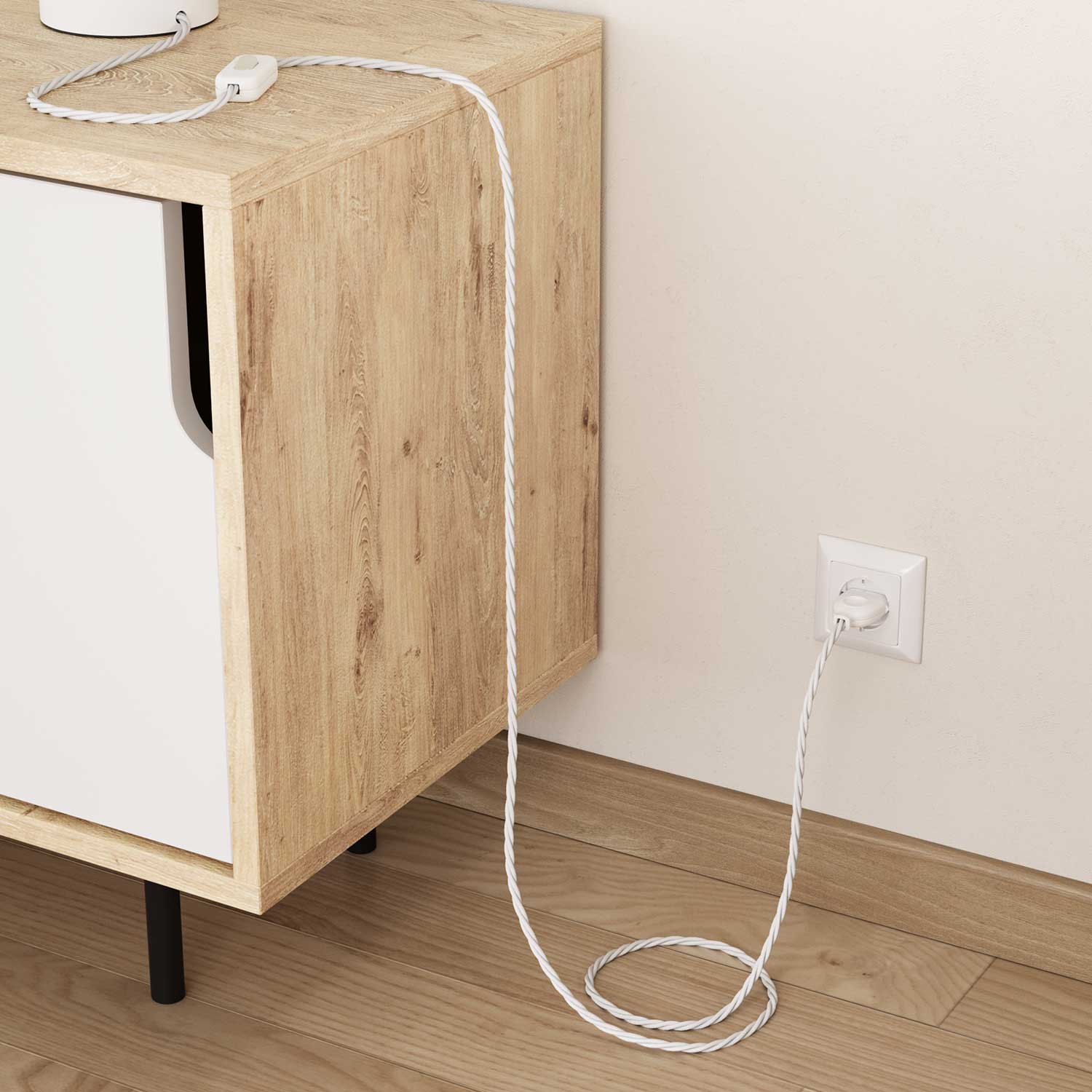 rundes-stoffkabel-optisch-weiß-die-originalen-creative-cables-für-aufputzdesign-tm01 - Image 3