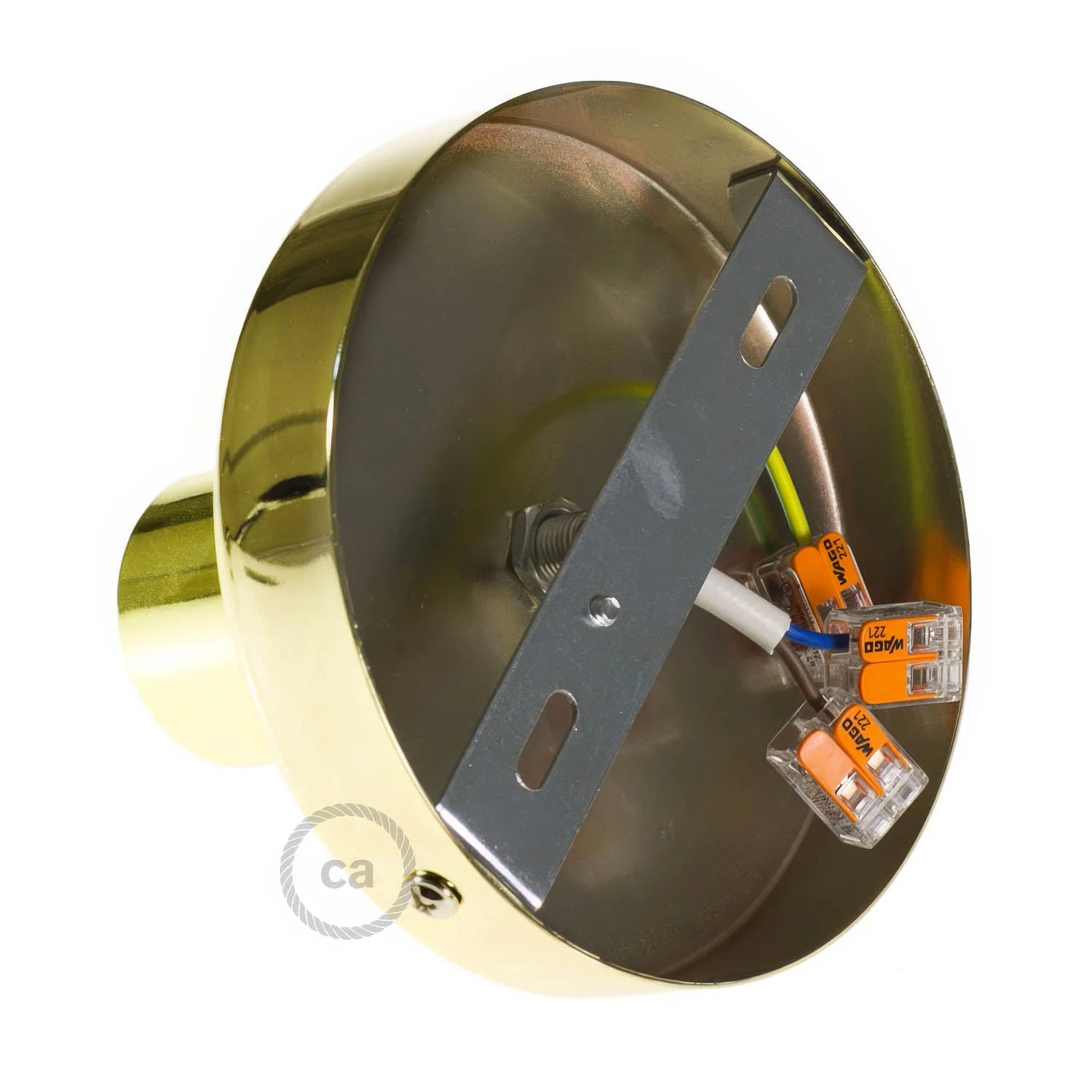 Fermaluce Metal, der Lichtpunkt aus Metall für Wand oder Decke – Messing - Image 2
