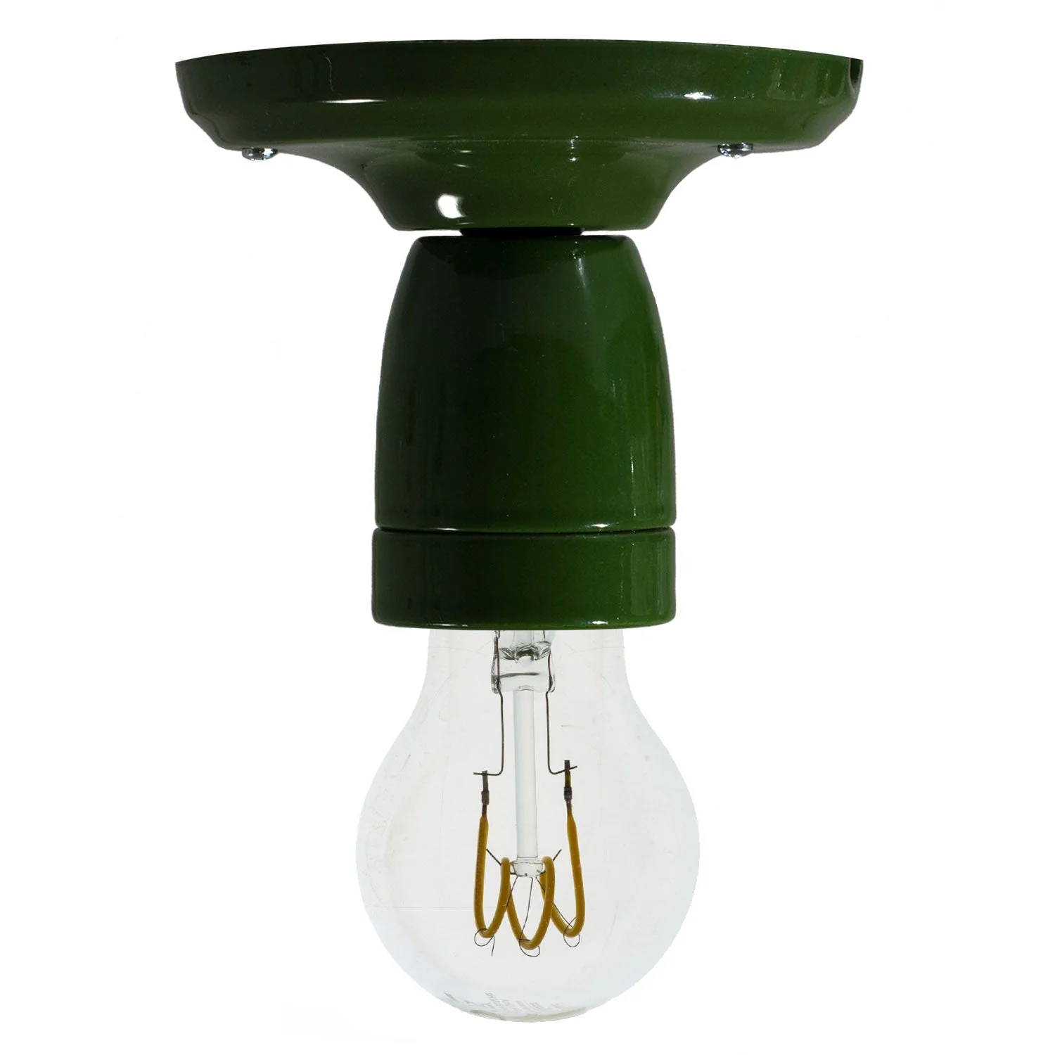 Fermaluce Color, die farbige Porzellan-Lichtquelle für Wand oder Decke - Grün